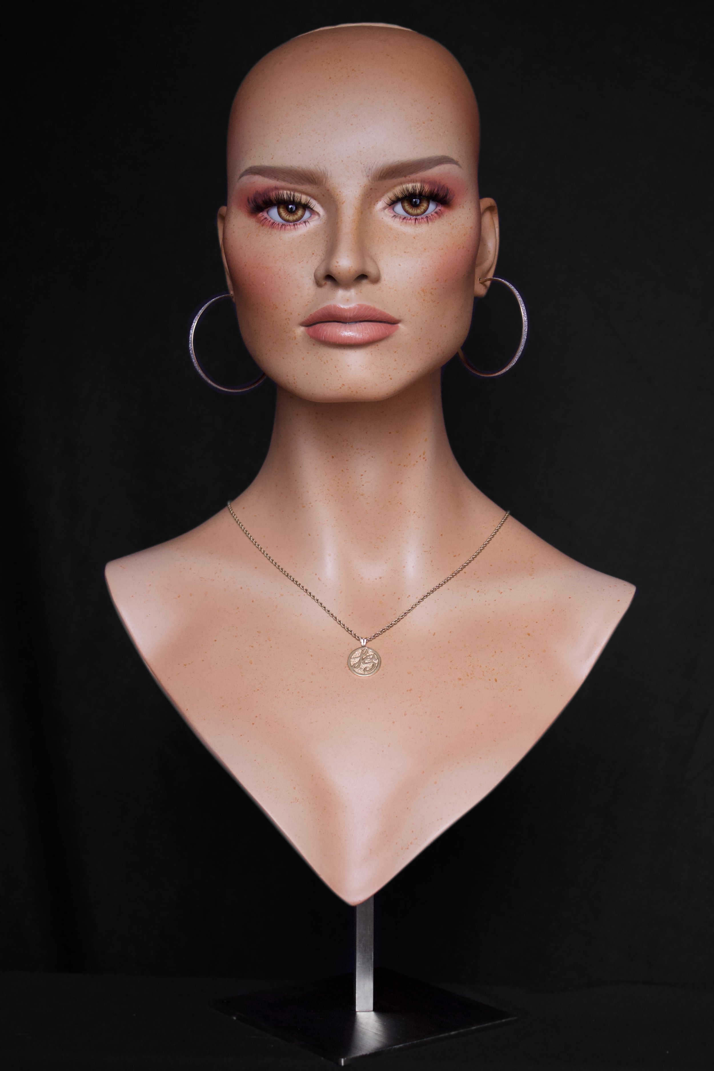 Realistic Mannequin Head Wig