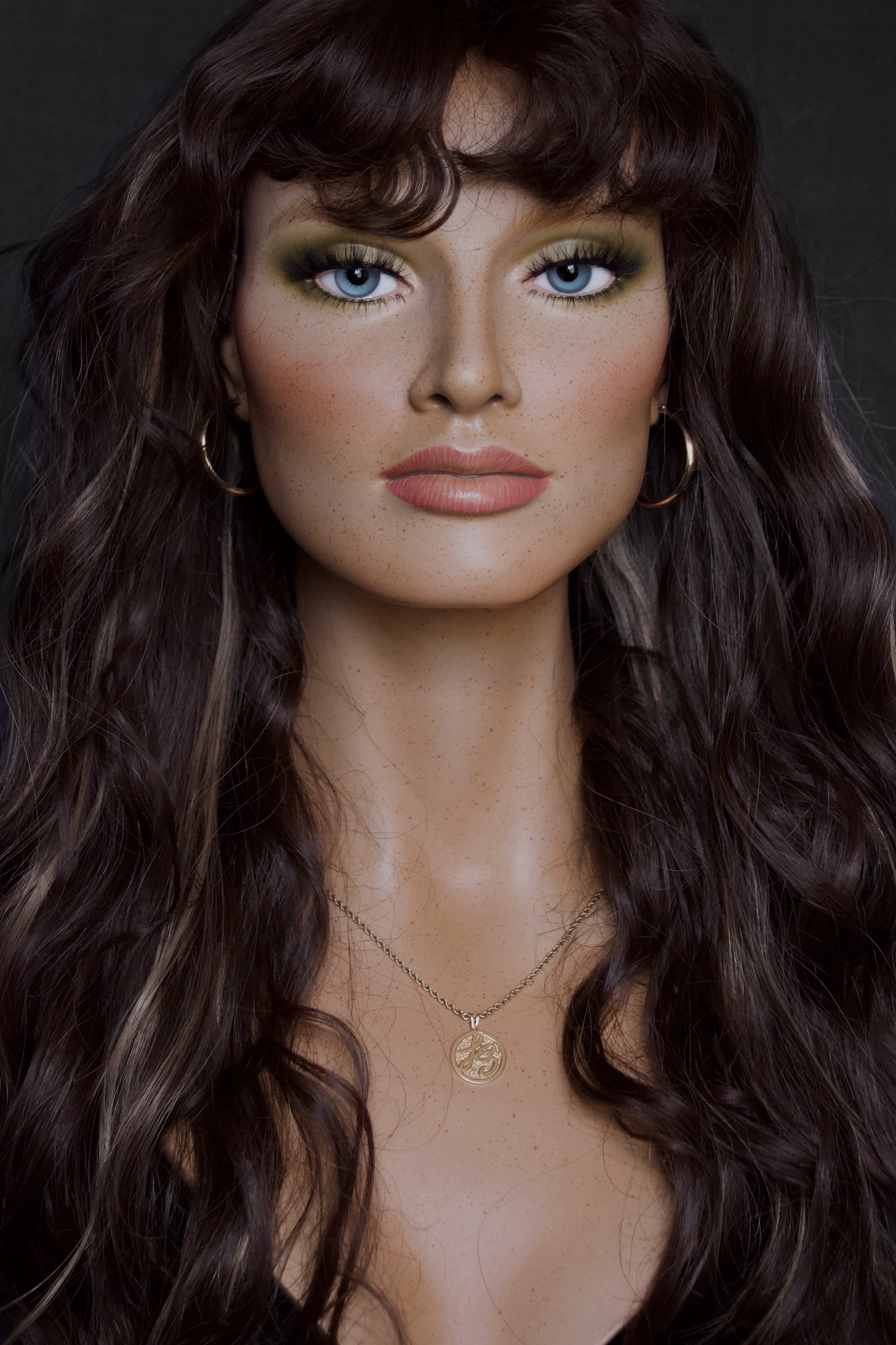 Realistic Female Mannequin Head