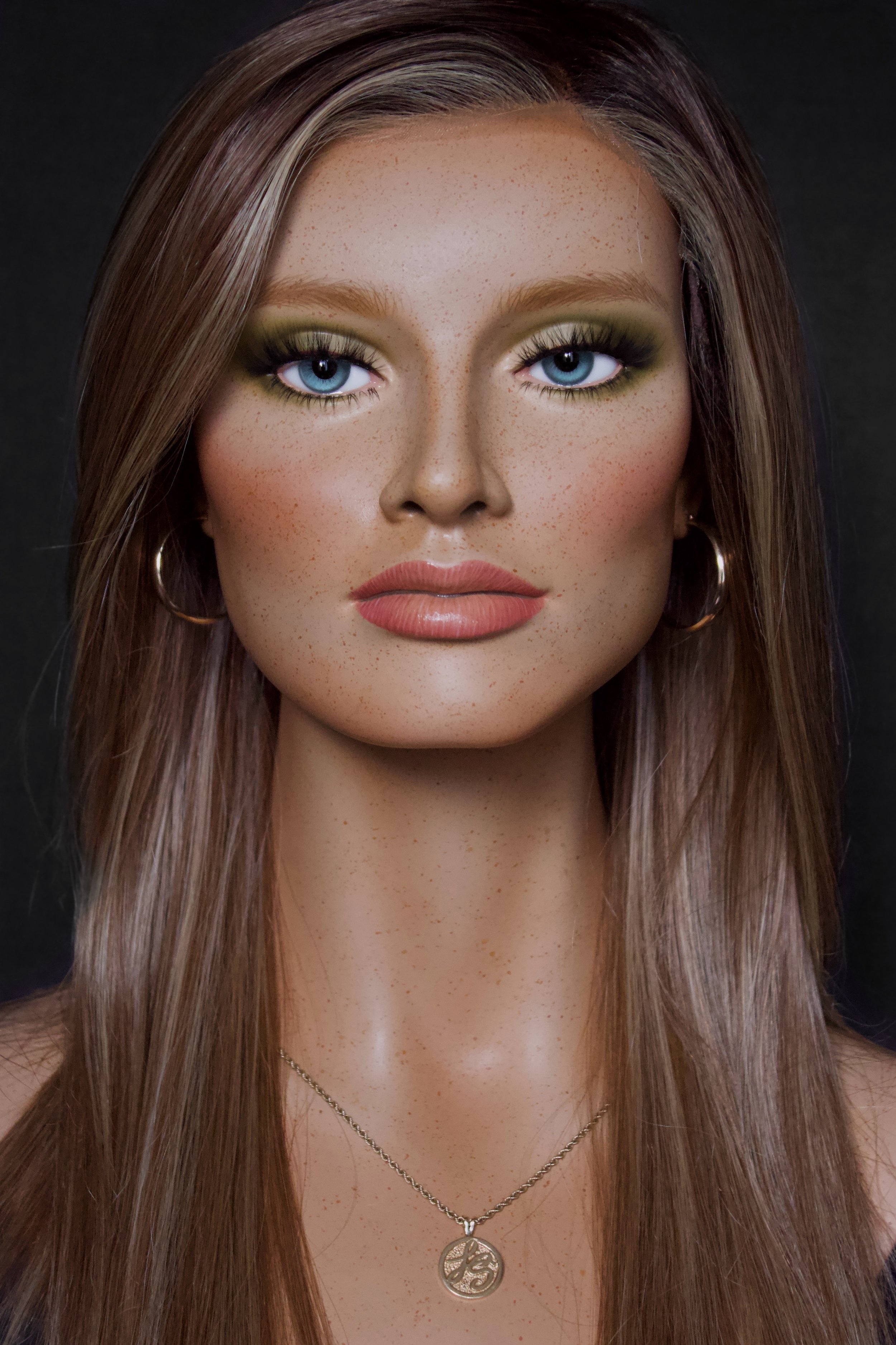 Realistic Female Mannequin Head
