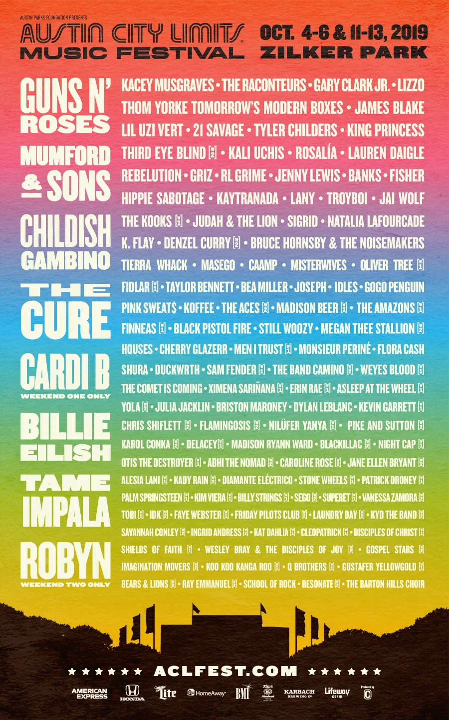 Performing At Austin City Limits Music Festival 2019