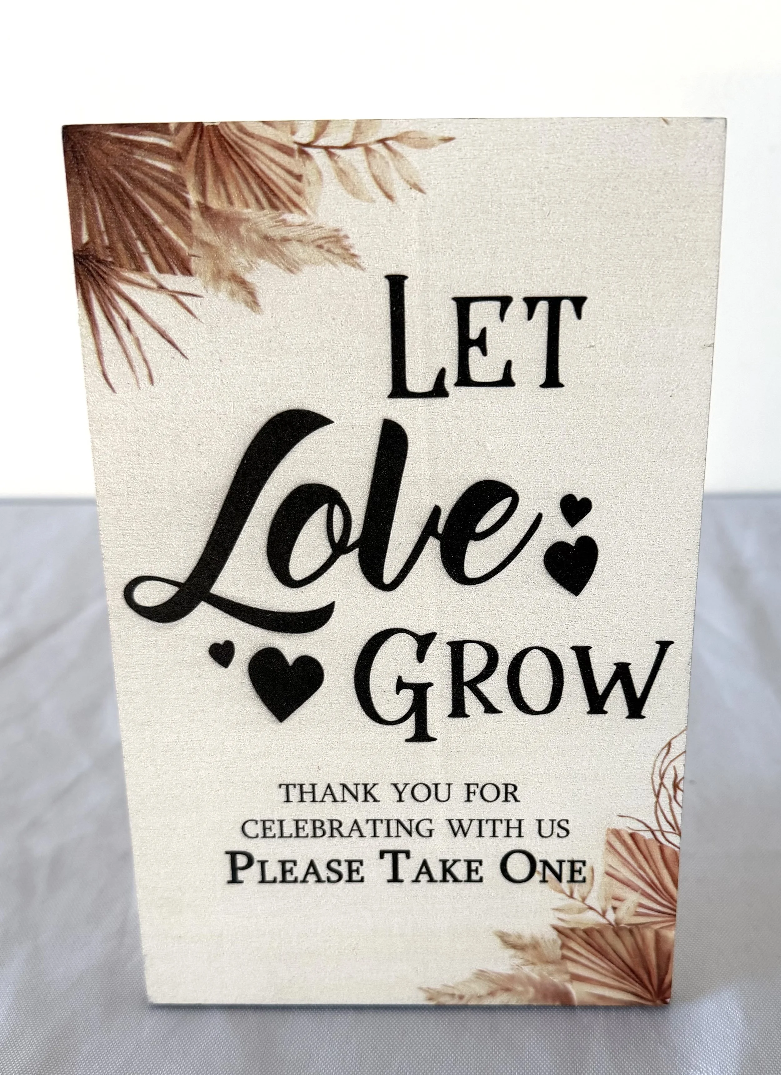 Please Take One/Favor Sign - Printed wood - 1 available