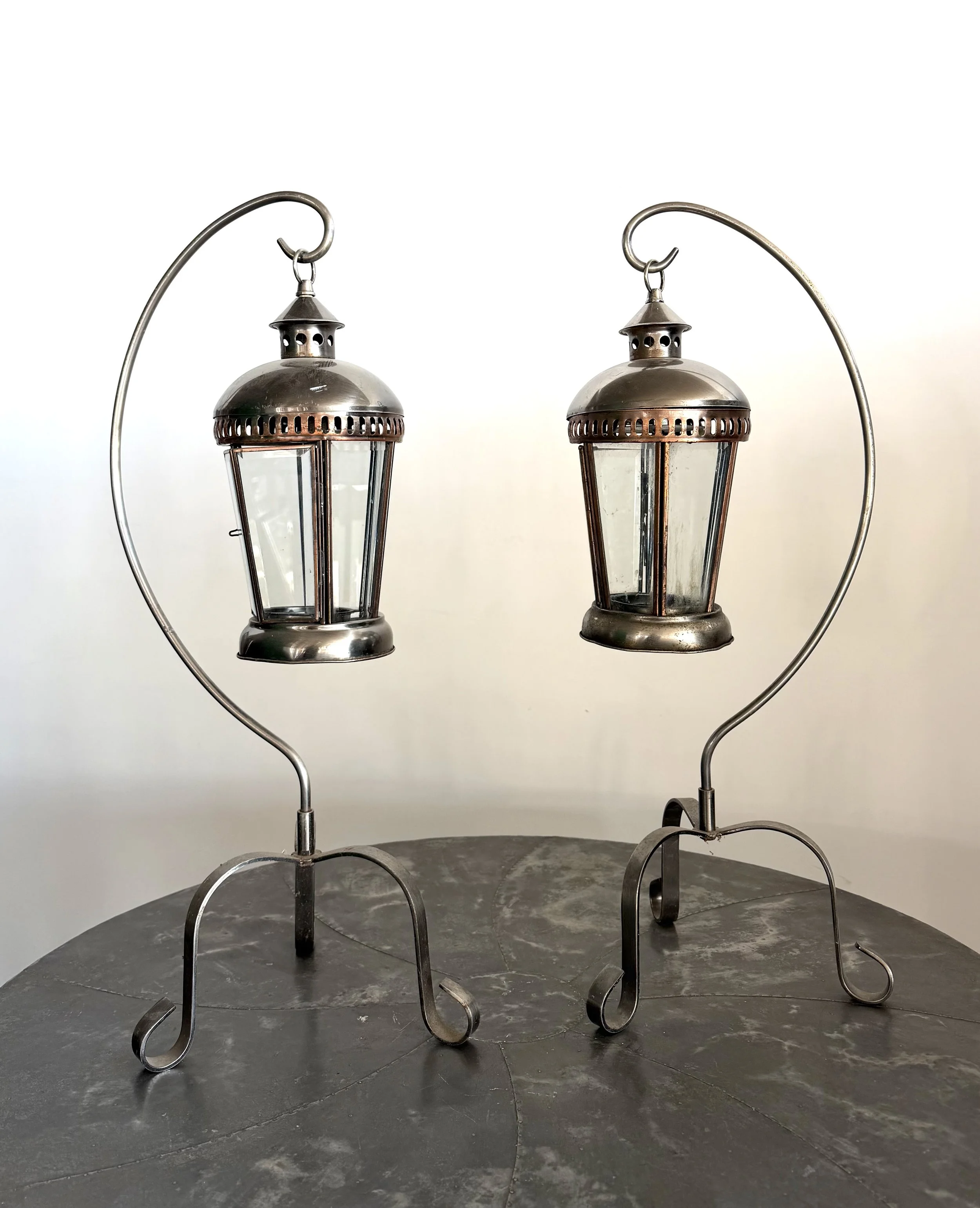 Flameless Candle Lanterns - 2' tall - Two available