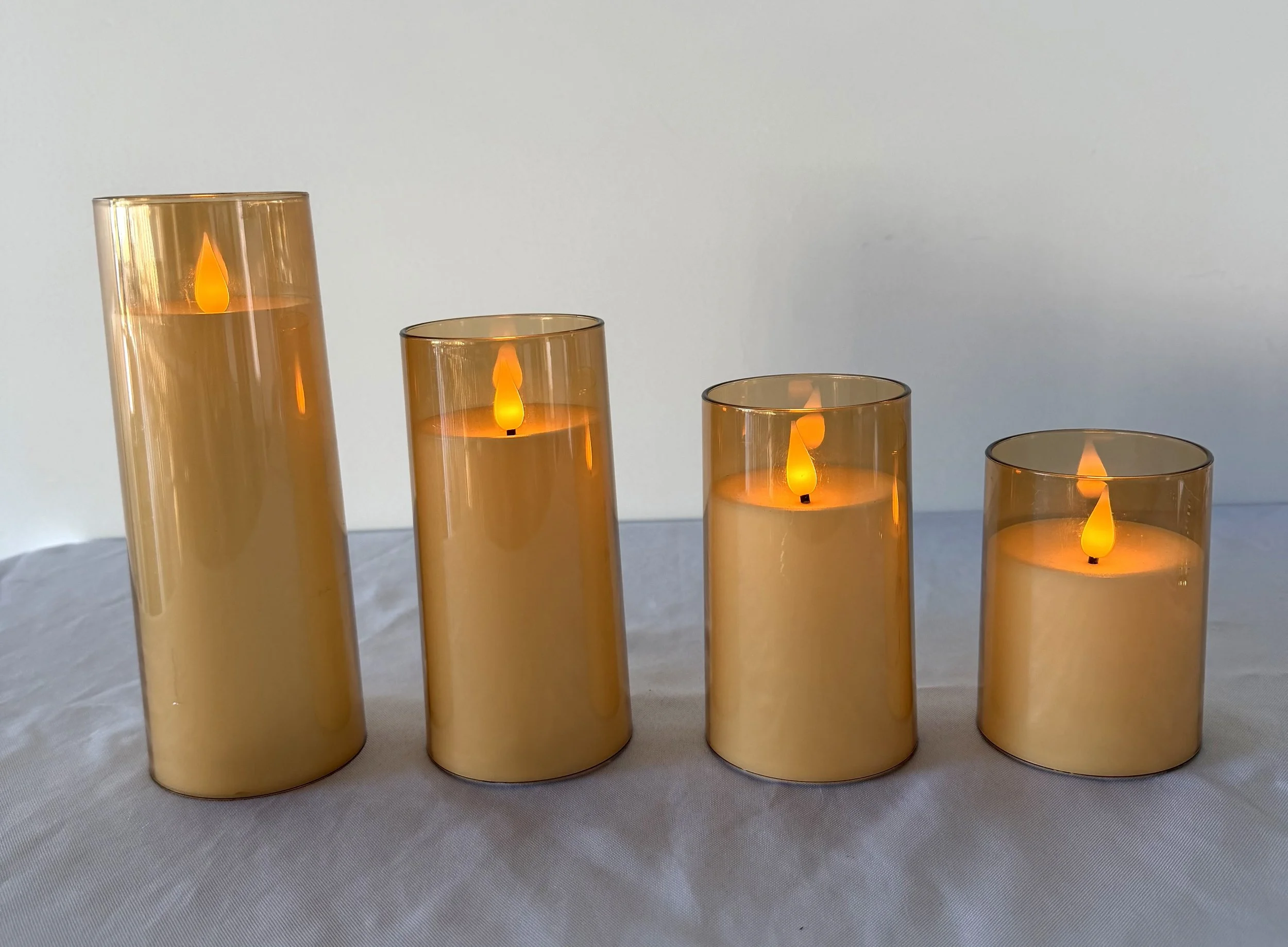 Amber Flameless Candles - Acrylic