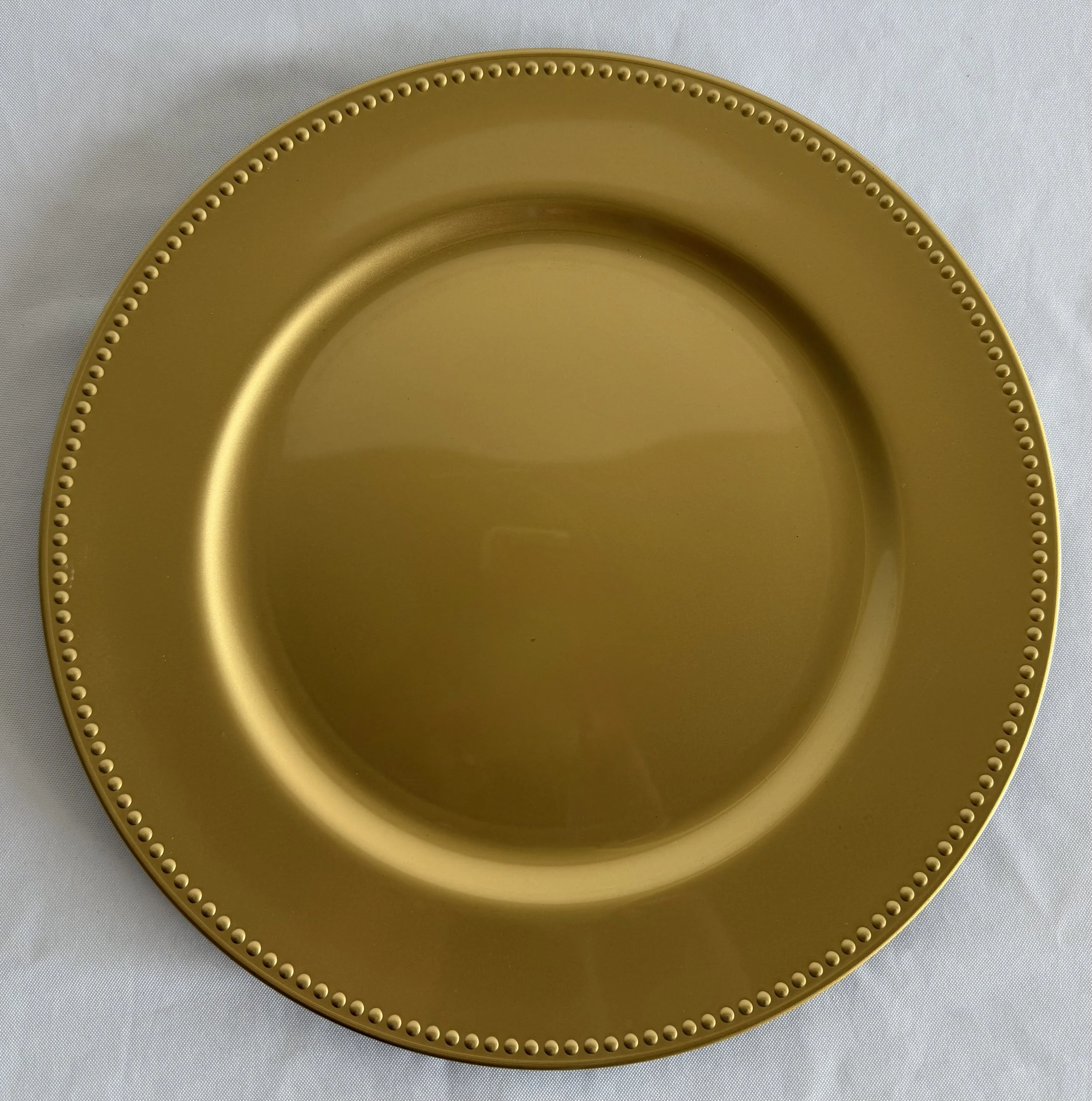 13" Gold Charger - 150 Available