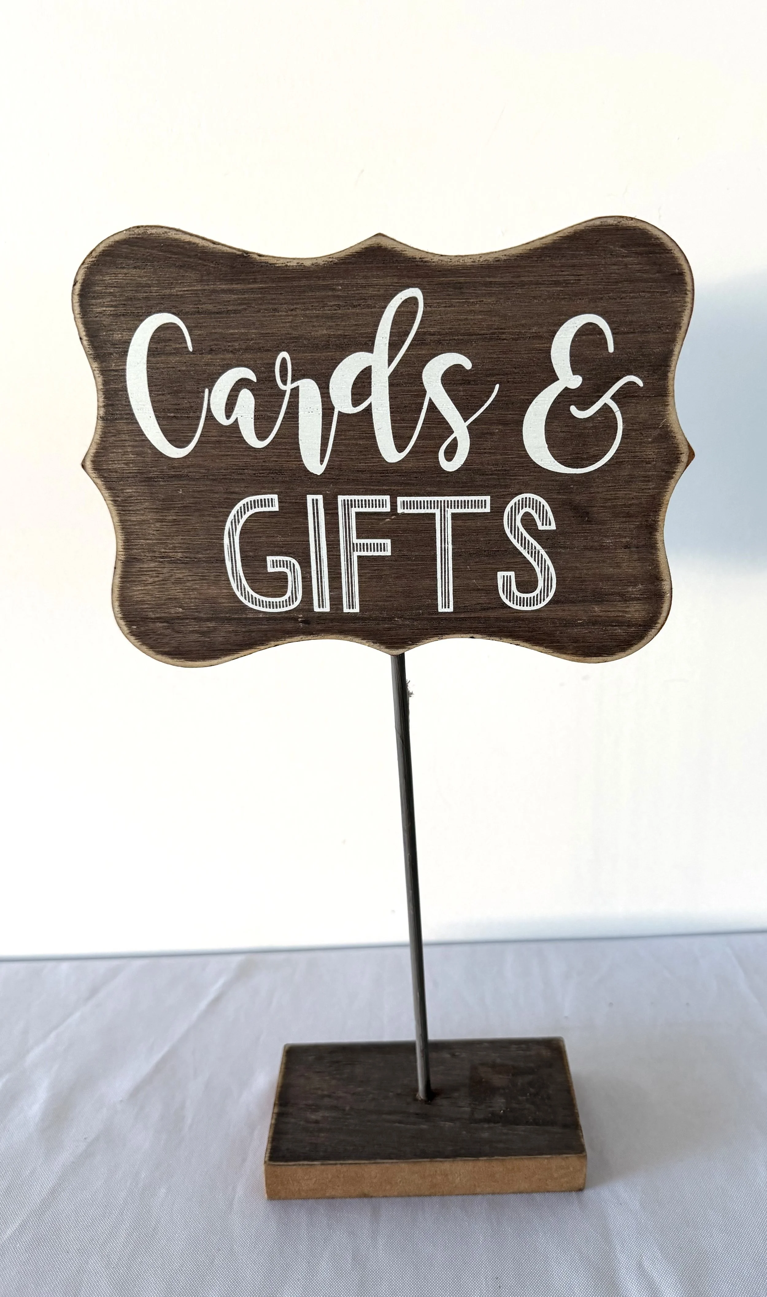Cards and Gifts Wooden Sign - 1 available