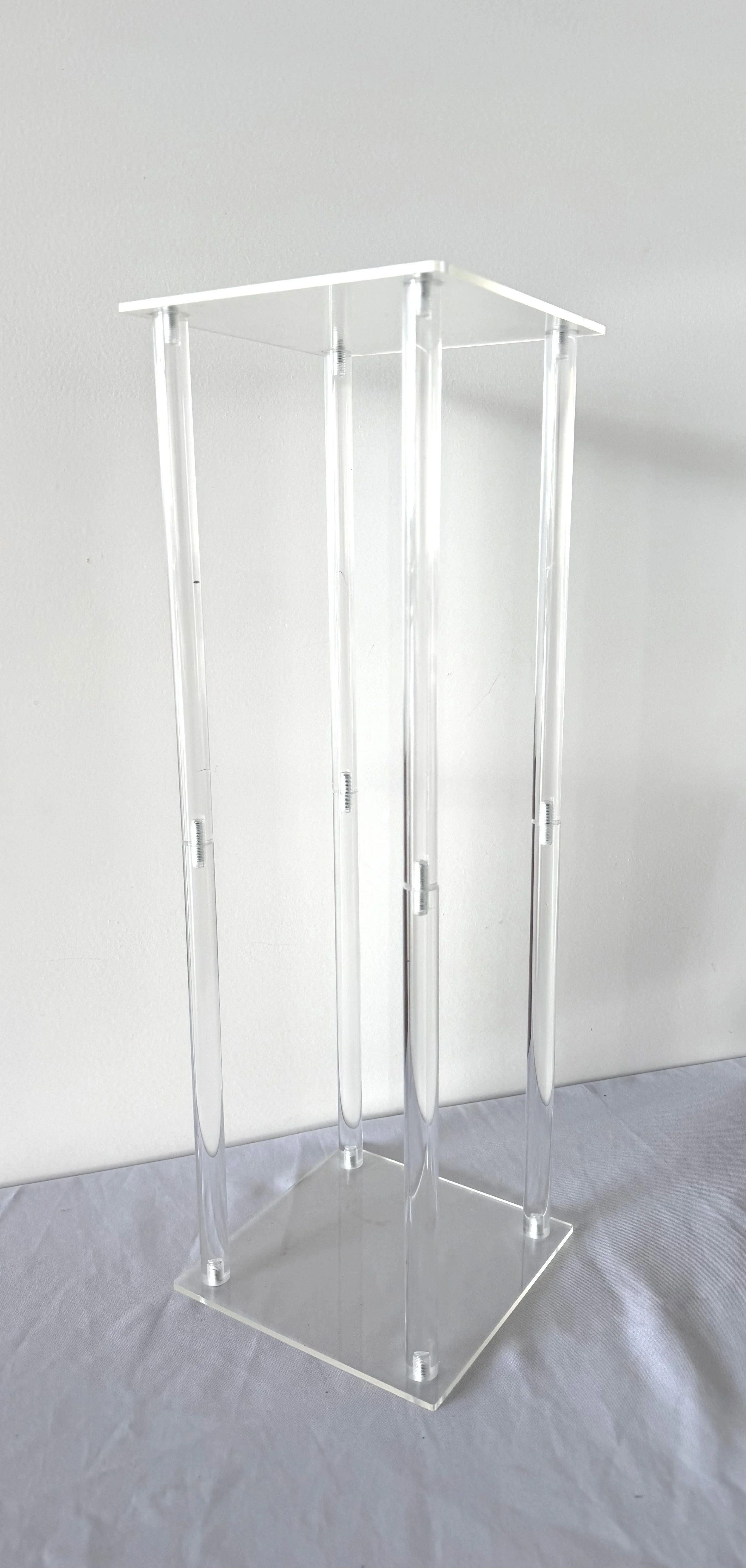 Wedding Flower Stand - Acrylic - 23.5" high