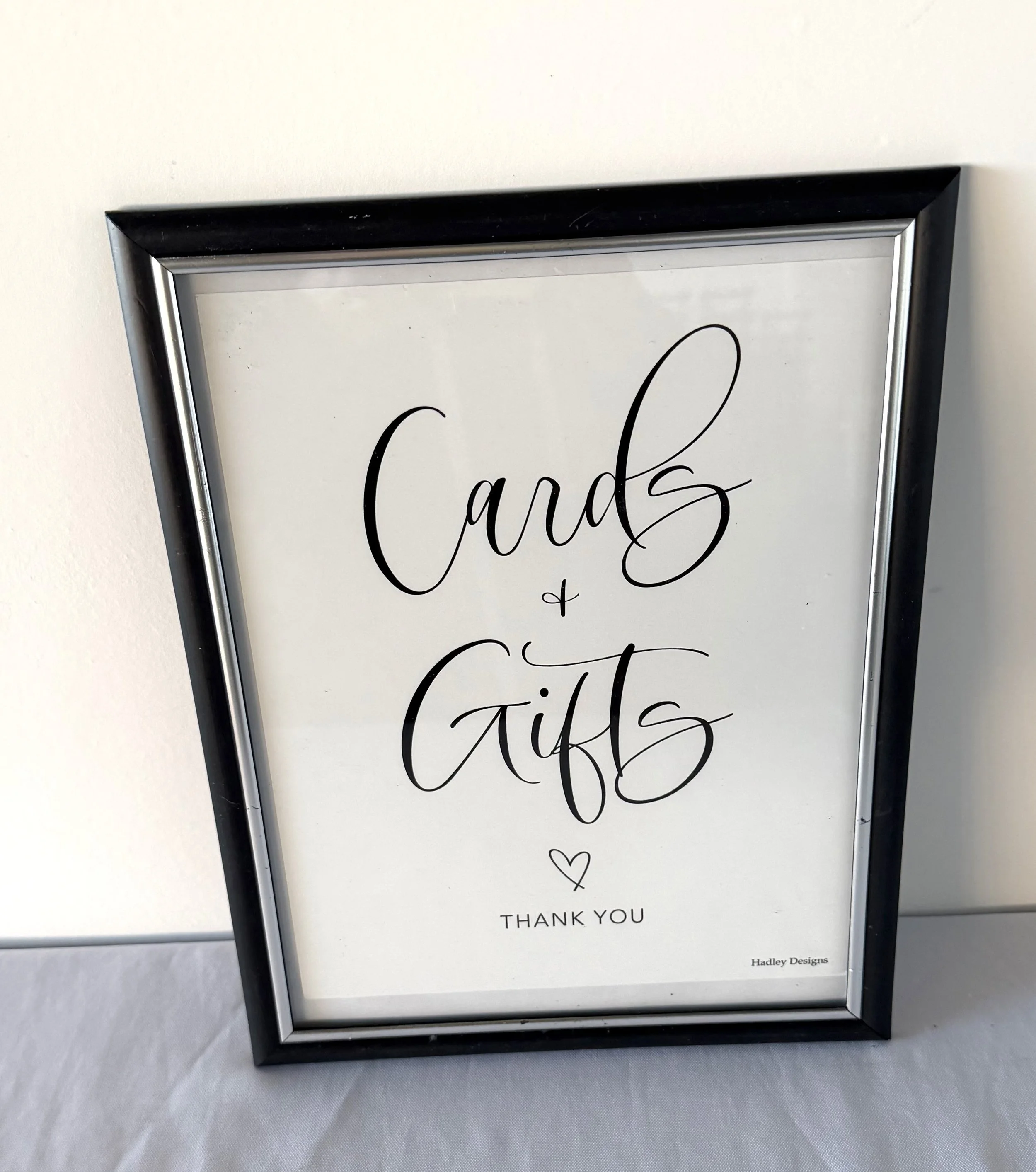 Cards and Gifts Sign - 8x10 - 1 available