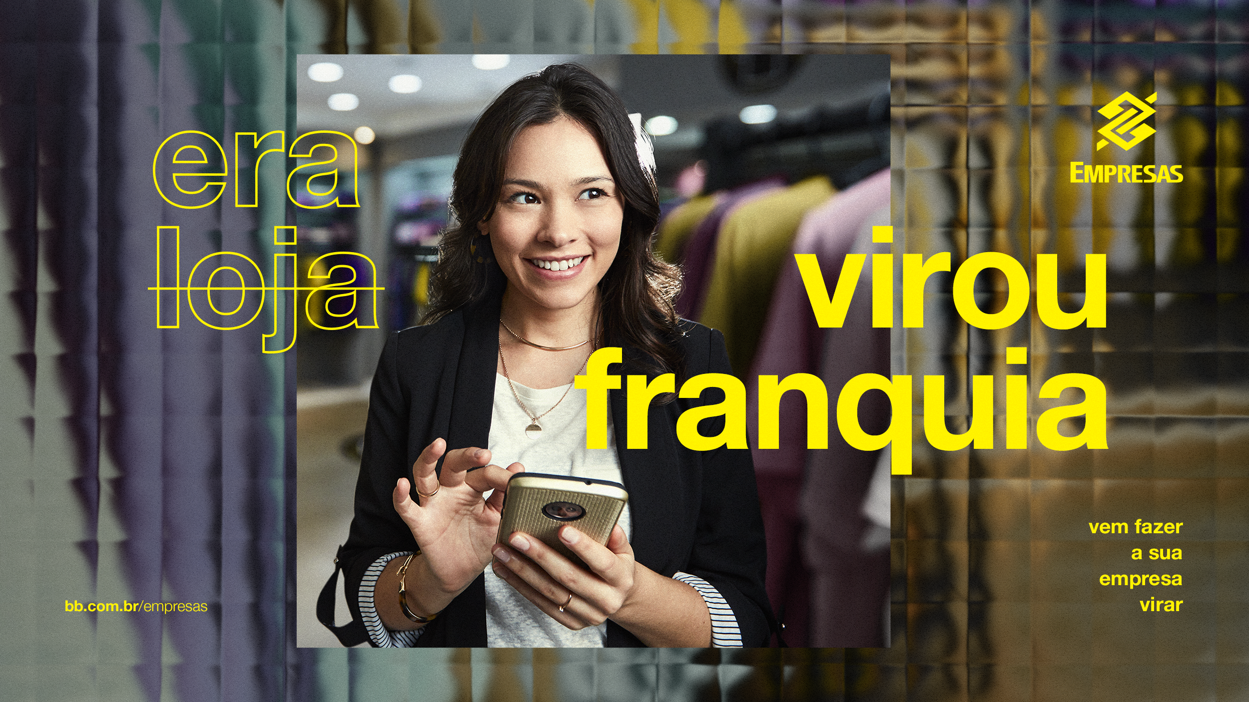 Headline: was a store / became a franchise
Sub: Turn your business into something more