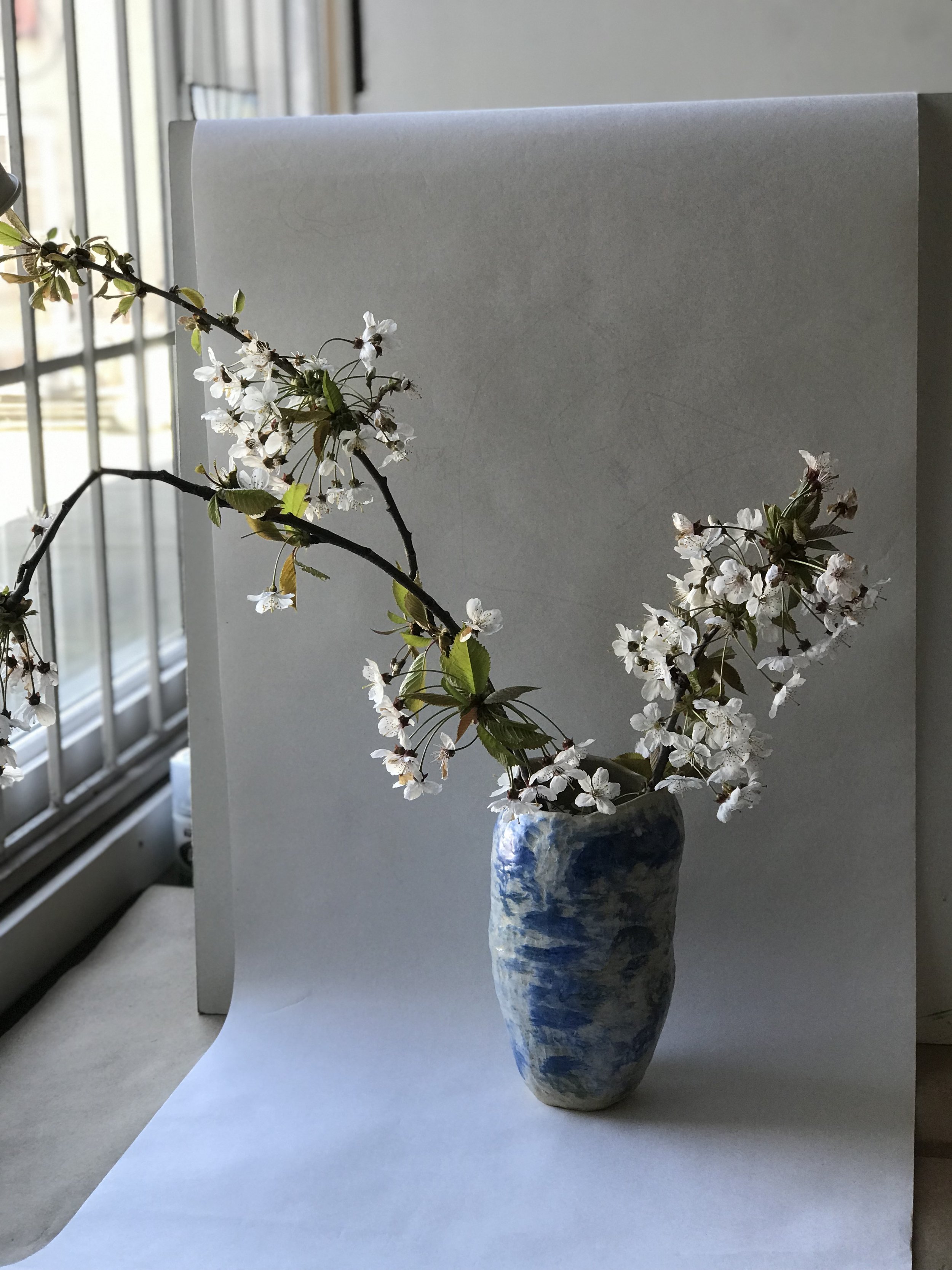 Big Blue Vase (ceramic, 2025)