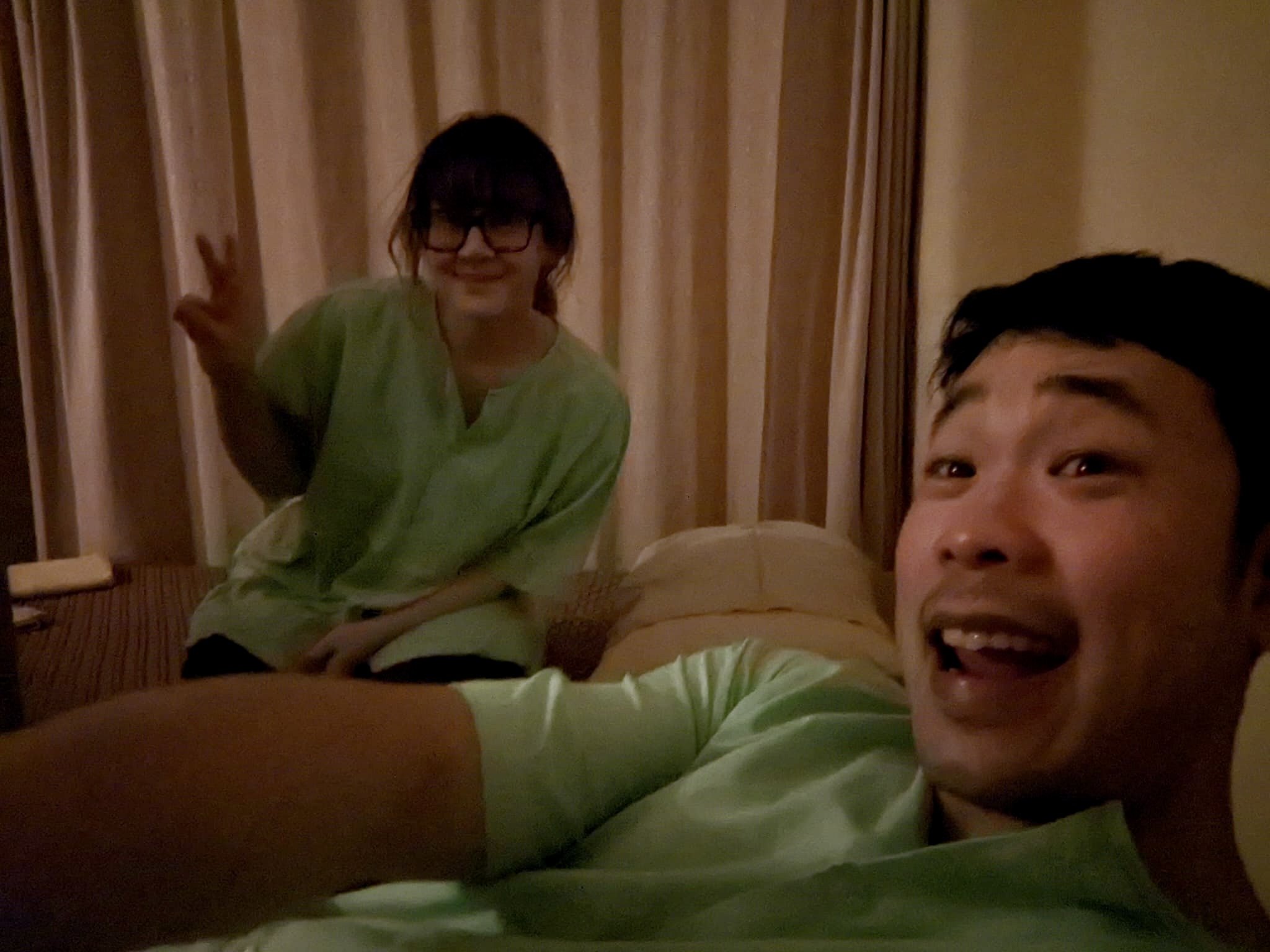 In our little pyjamas, pre- Thai Massage (฿500).