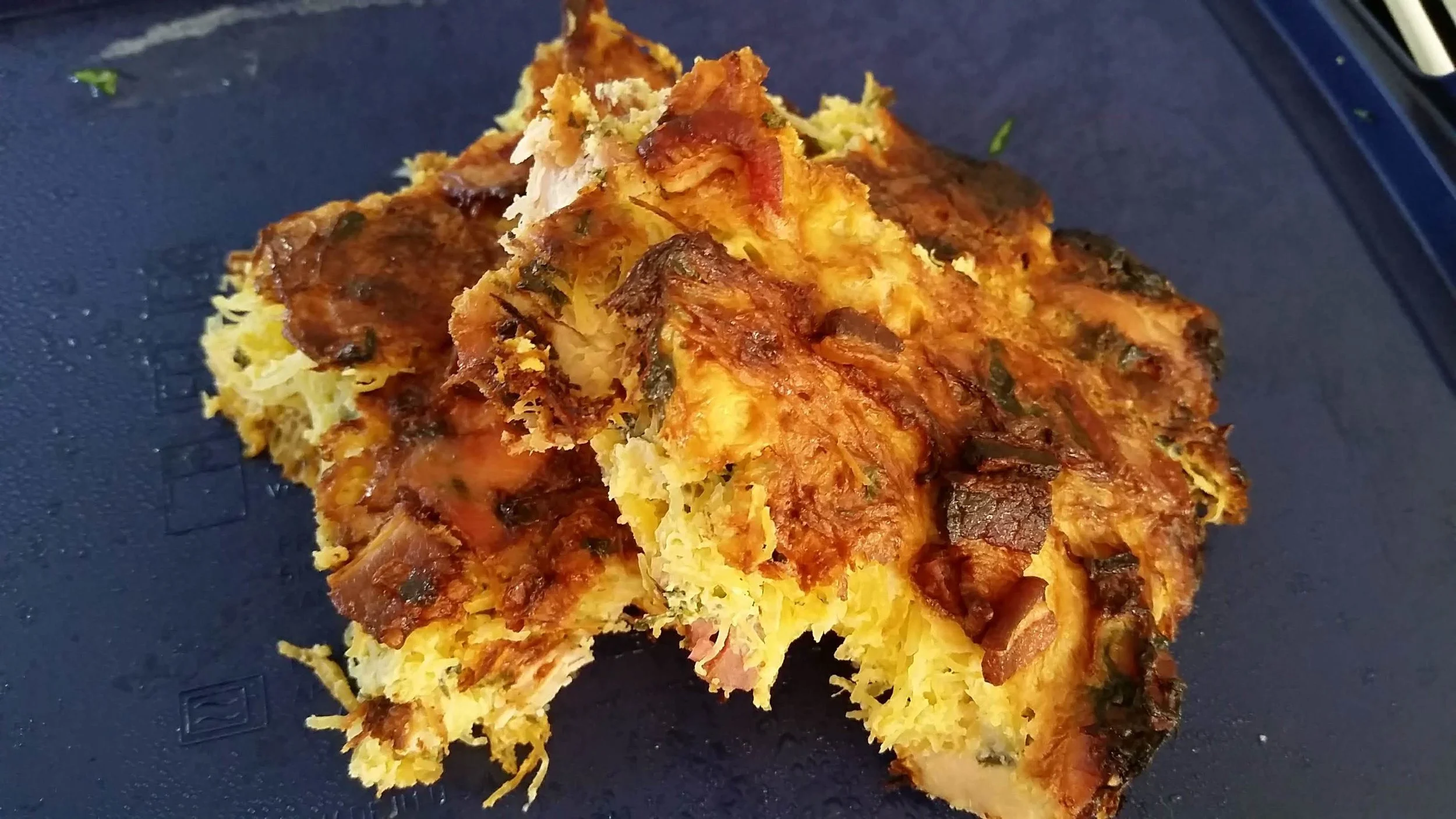 Chicken Bacon Ranch Spaghetti Squash Casserole