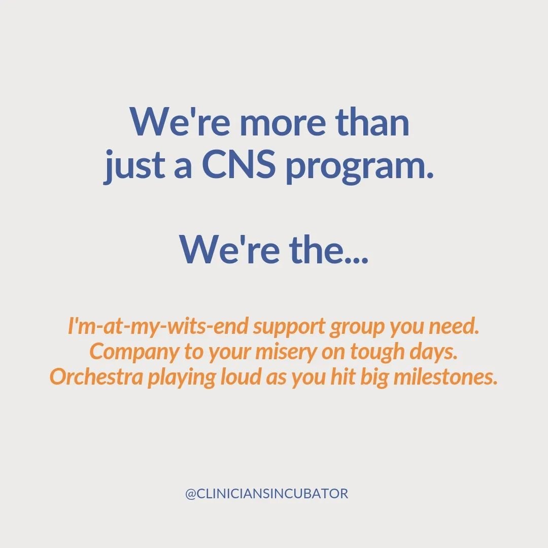 Don&rsquo;t just become a CNS, LOVE the journey you take to get there!

That&rsquo;s what we&rsquo;re all about&mdash;the education you need, the support you can count on, and a the memorable experience getting there.

🍊Book your info session throug