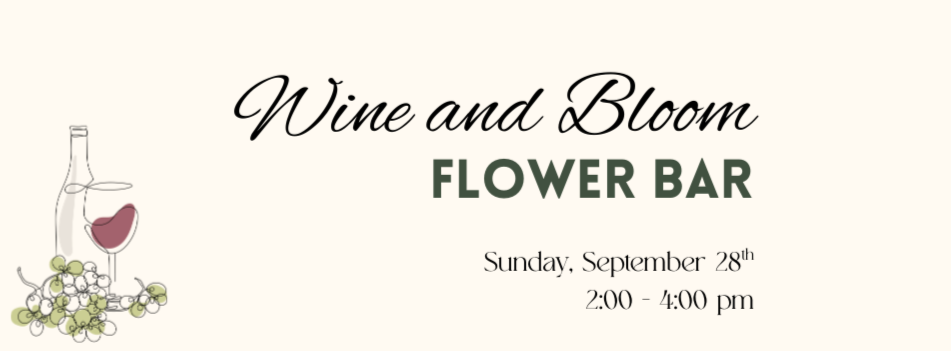 Wine & Bloom Flower Bar