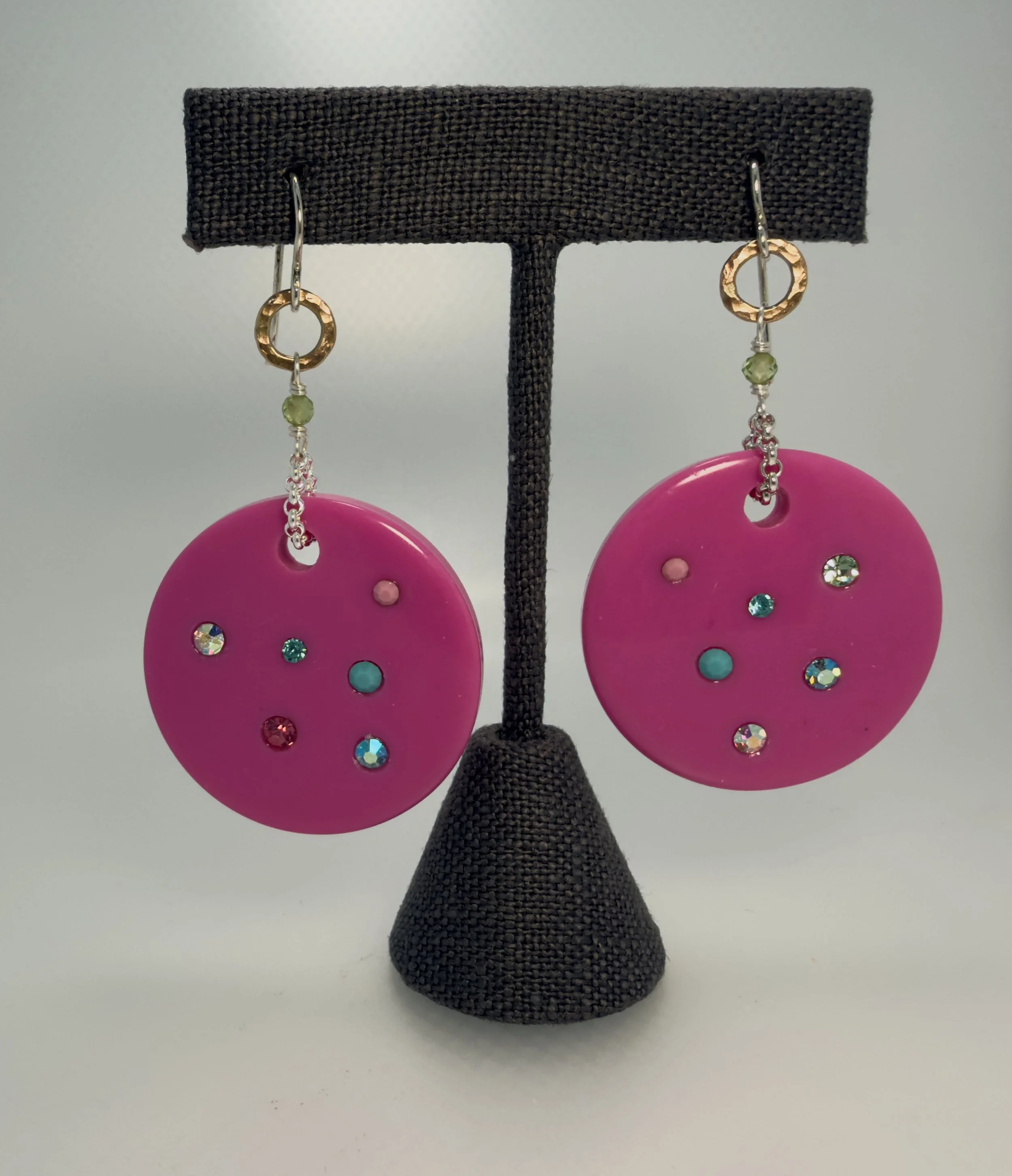 Lucite Cocktail  Earrings