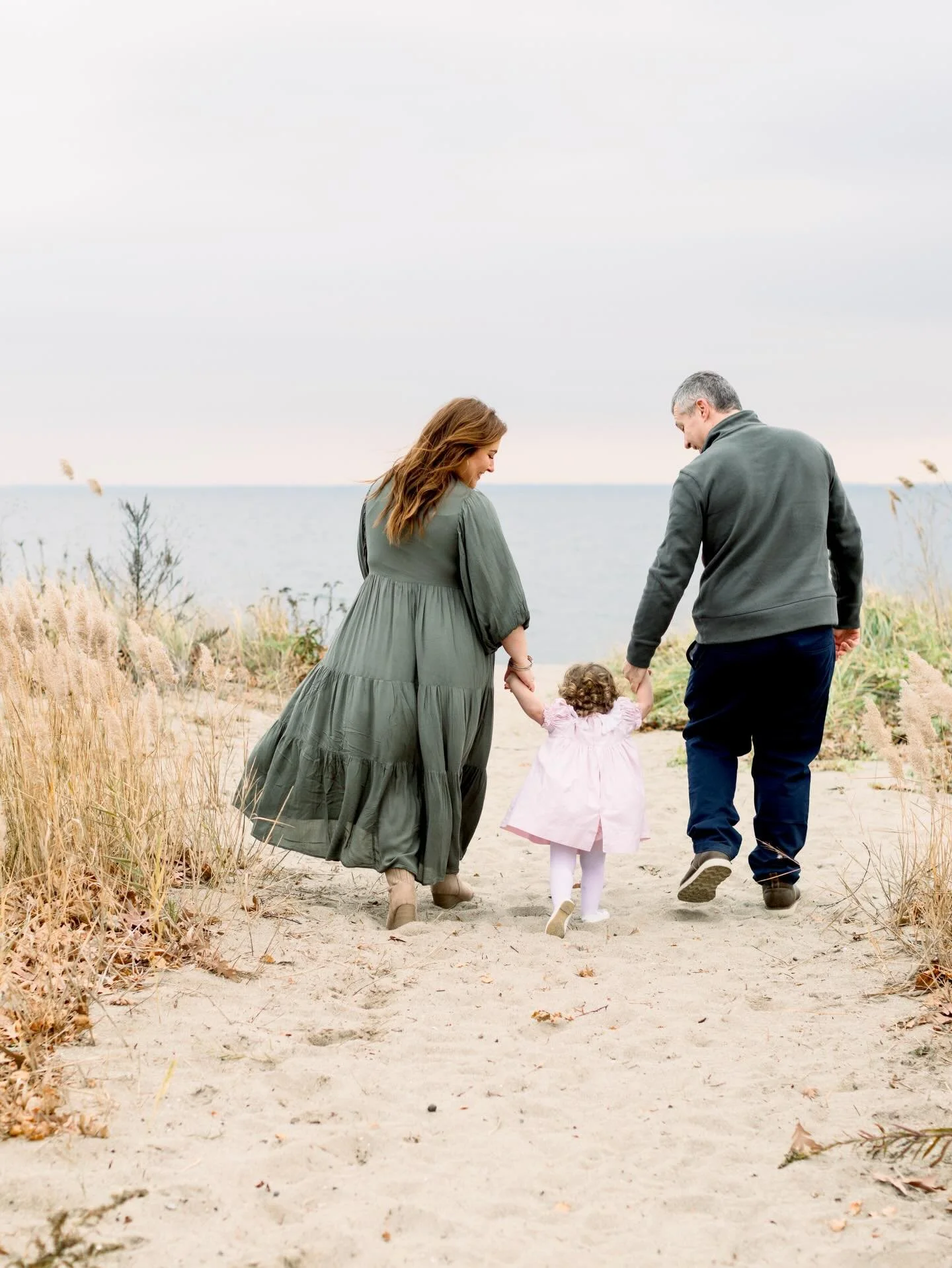 My favorite kind of family portraits are relaxed and child-led, transforming every frame into a feeling. The beach is the perfect location, blending effortlessly elegance with candid joy against the back drop of the shores, rolling dunes and the ocea
