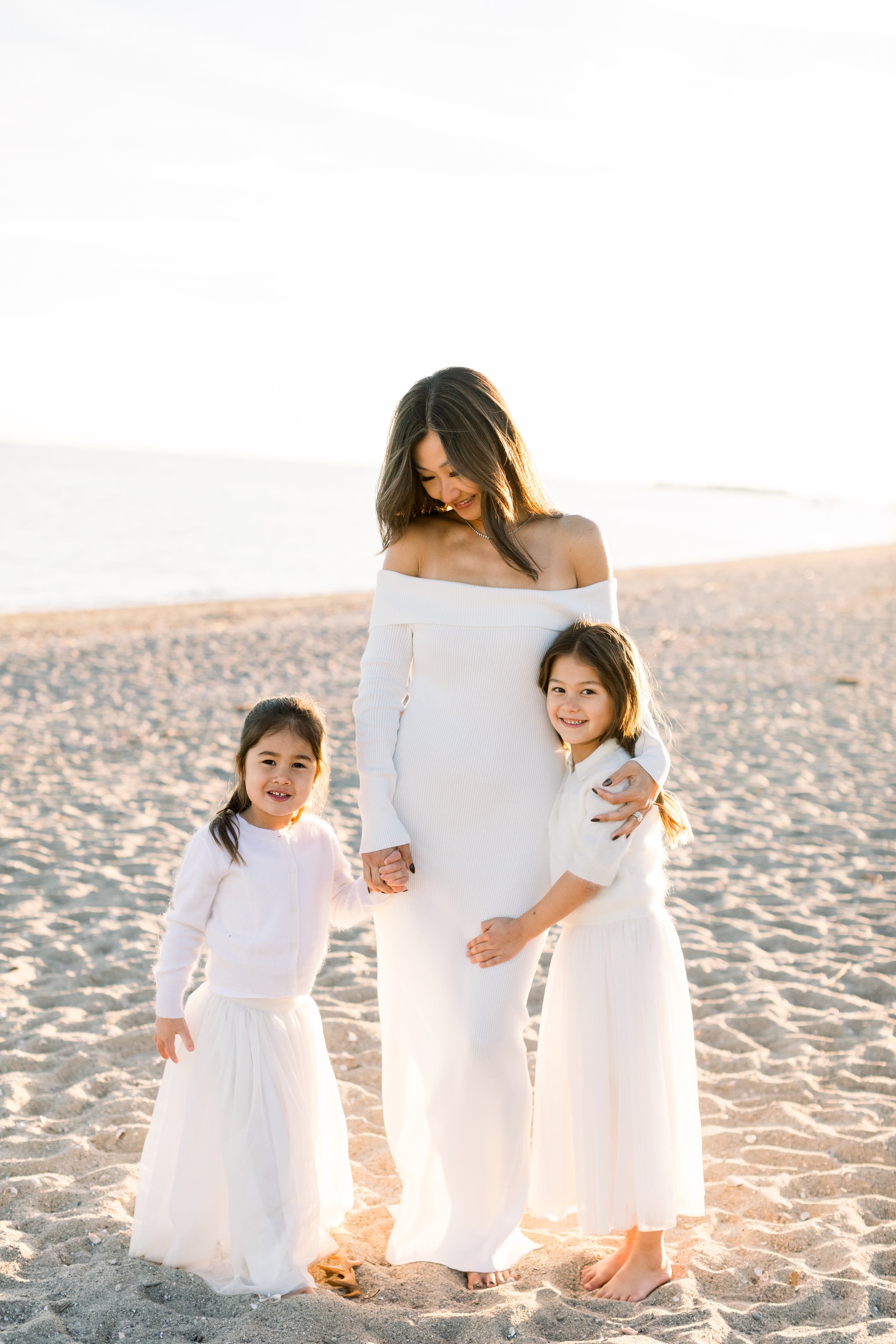 Candid family beach portraits at Montauk, New York – Hamptons family photographer