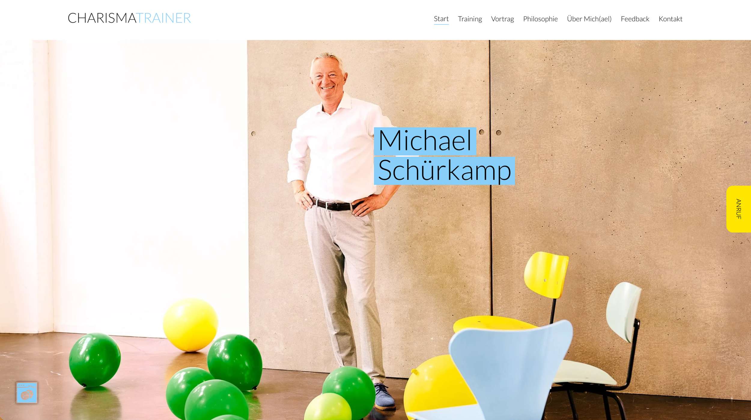 Kunde: Michael Schürkamp, Live: https://www.charismatrainer.de/