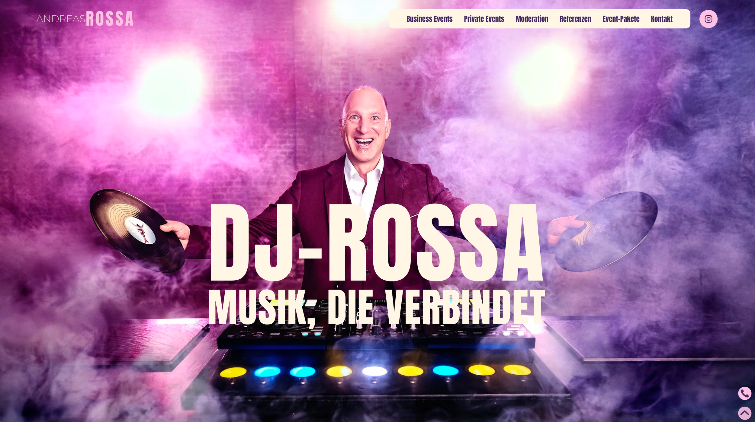 Kunde: DJ Rossa, Live: https://www.dj-rossa.de/