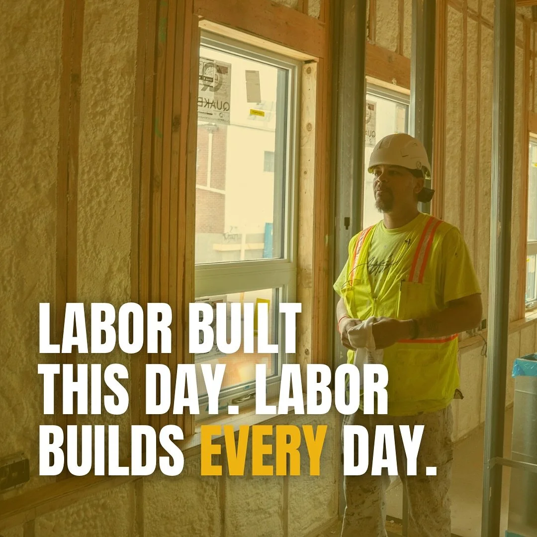 Behind every bridge, every school, every home, every mural there are workers. People who rise early, stay late, and pour their skill, strength, and heart into building a world the rest of us can stand on. Labor Day is for you. For every hand that lif