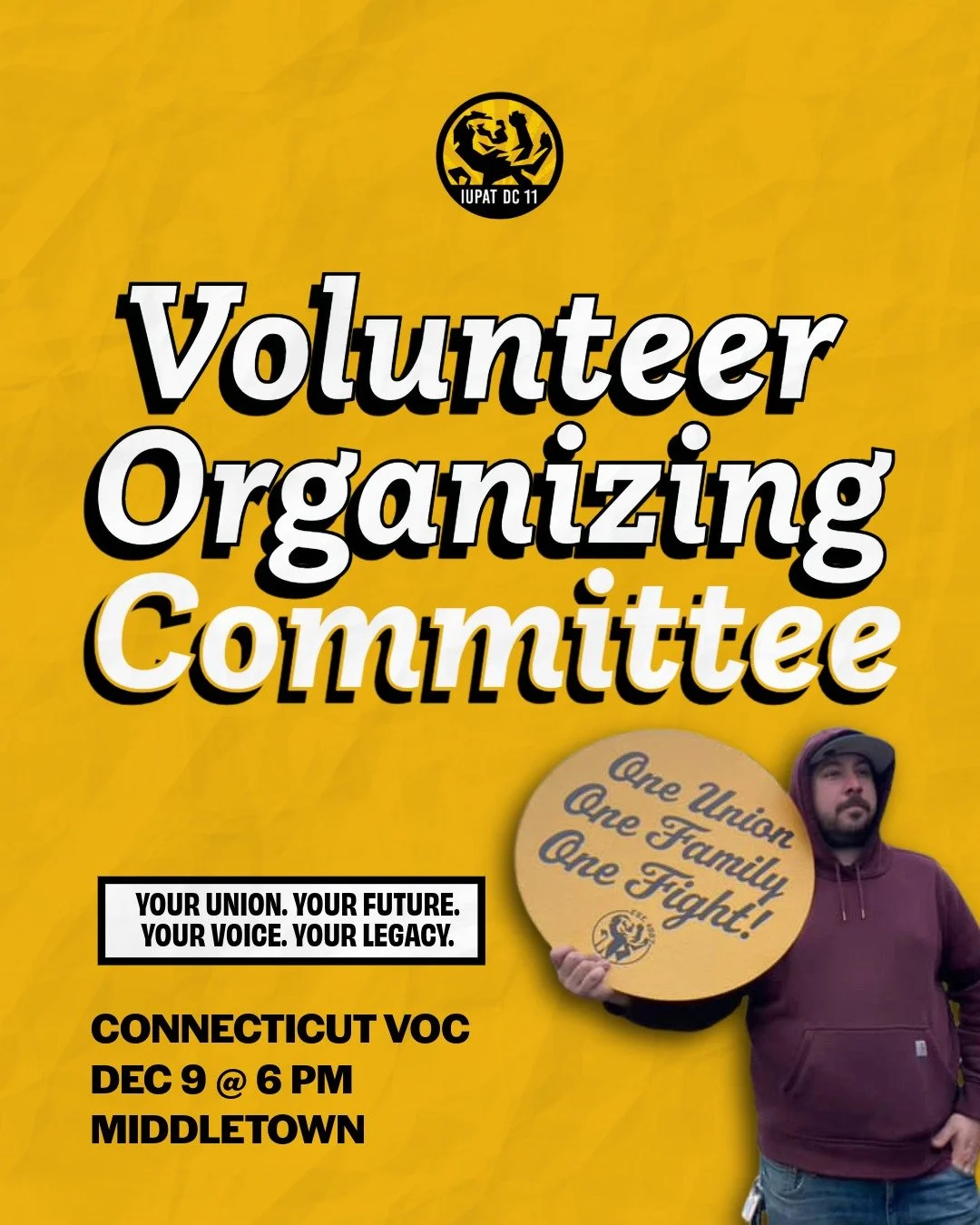 Our future lies in the hands of our members

It is their voice, their insights, their knowledge that creates our future 

Our legacy is our collective voice, which is why for our Connecticut members we invite you to join us for the next VOC meeting

