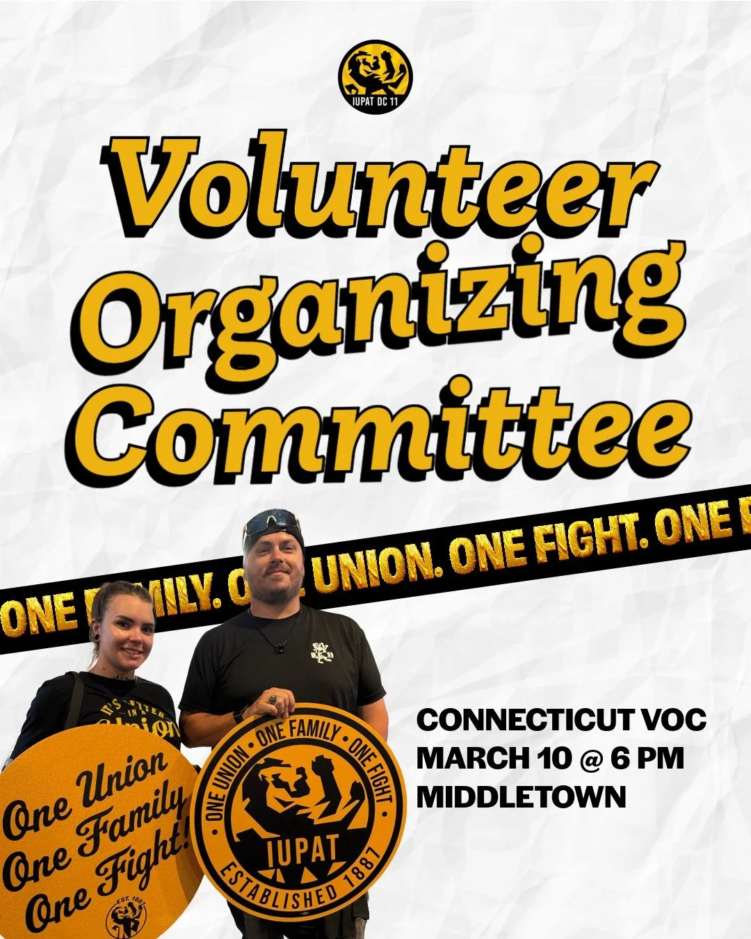 Tomorrow we&rsquo;re talking community organizing (how union members build power beyond the jobsite by standing with working people in our communities)

AND launching our new CORE Committees (member-led groups focused on connection, diversity, solida