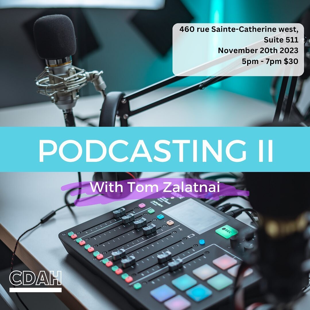 POSTPONED!!! 

Join guest facilitator Tom Zalatnai, host of &ldquo;No Bad Food&rdquo;, a weekly podcast that explores the history, culture, and joy of different dishes &amp; ingredients. Take your podcasting ideas into the studio and get hands on exp