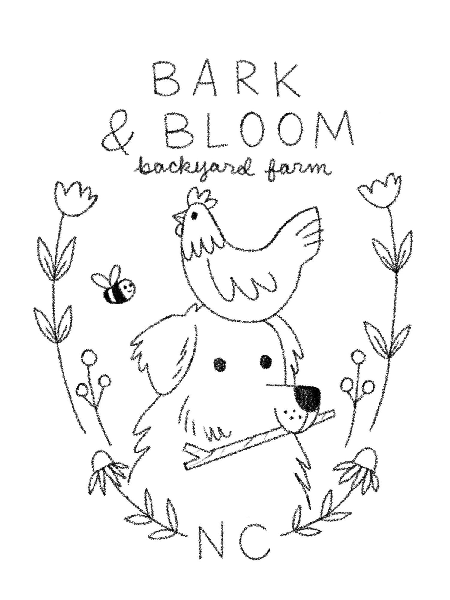 Bark and Bloom Backyard Farm