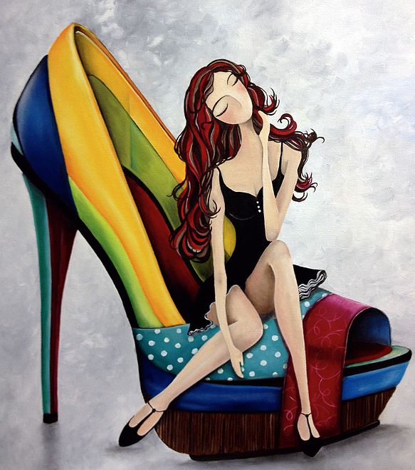 "Relaciones Peligrosas" Óleo sobre tela 70 x 70 cm.
