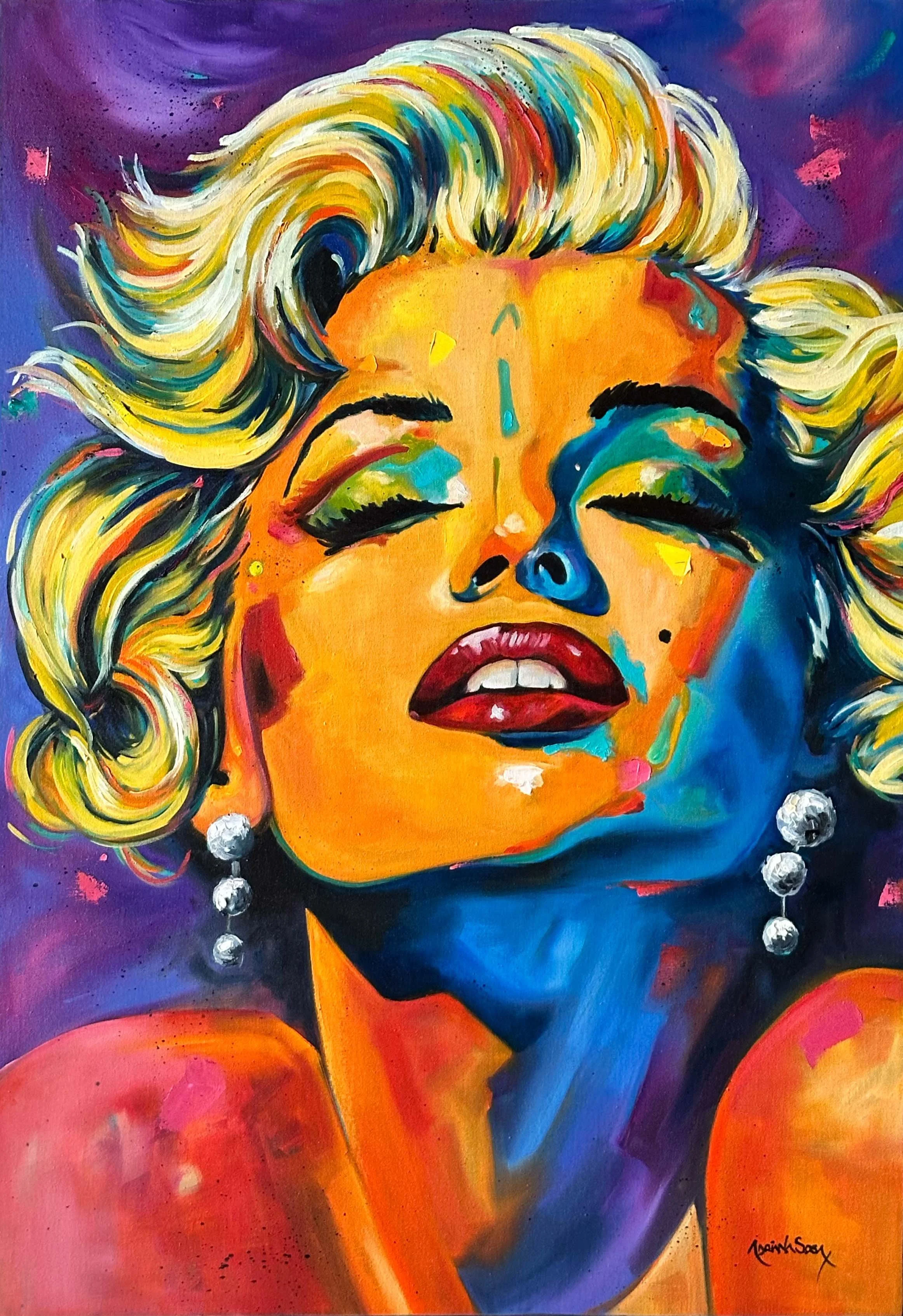 "Marylin". Óleo sobre tela, 50x70 cm. 