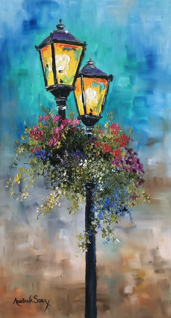 "La Guía" Óleo sobre tela 50 x 80 cm.