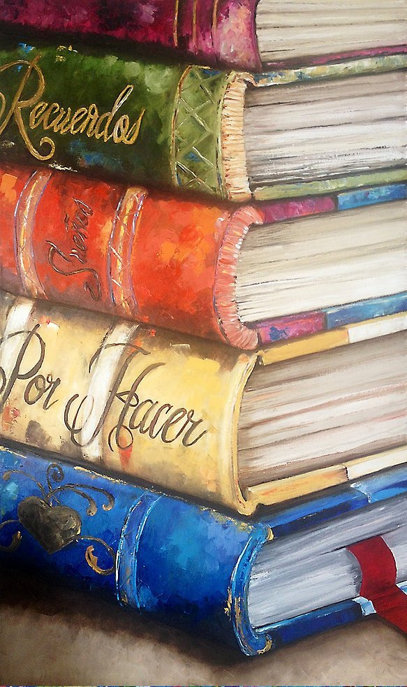 "Historia de familia 2". Óleo sobre tela 70 x 120 cm.