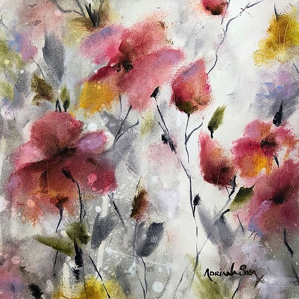 "Sombras". Óleo sobre tela. 30 x 30 cm.