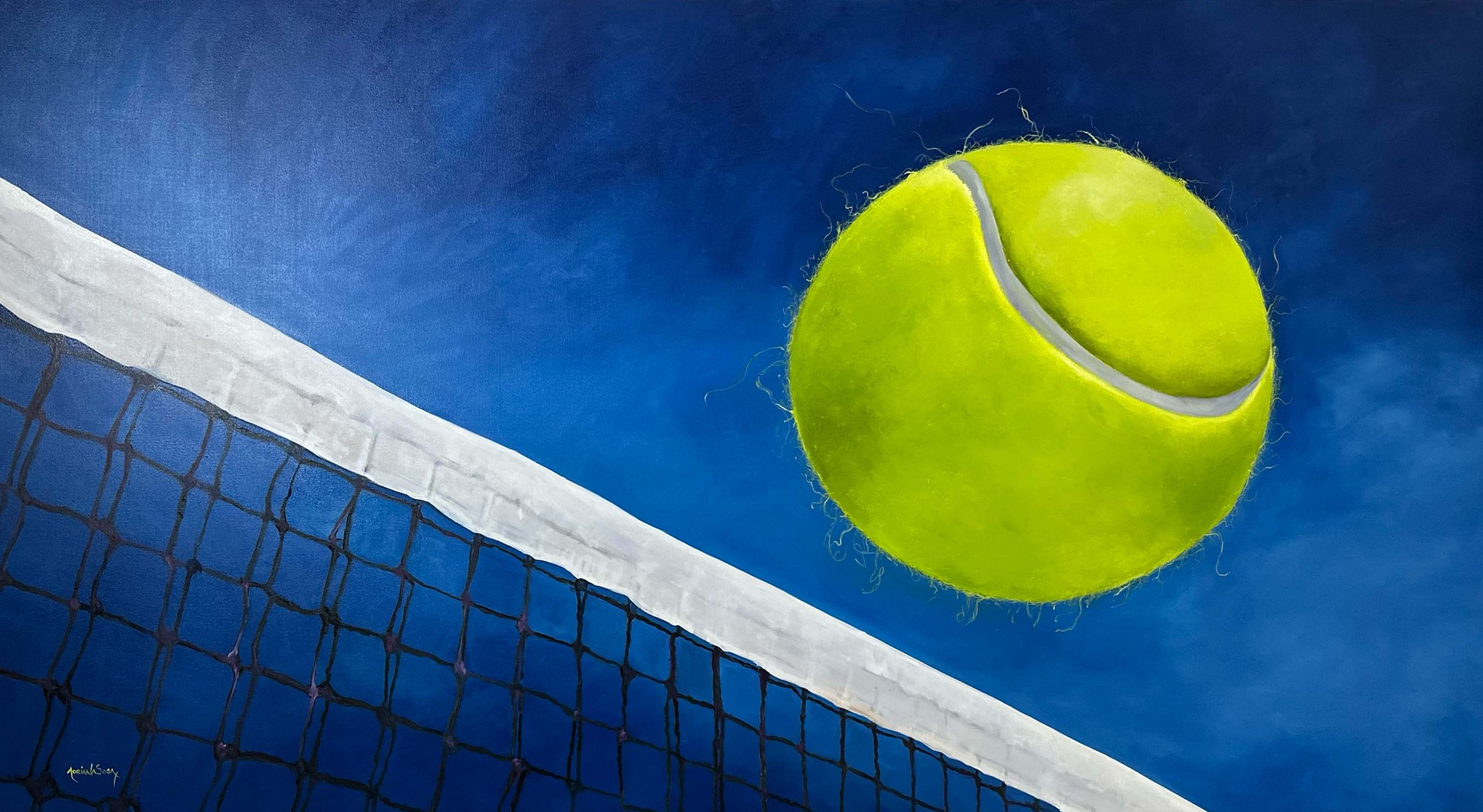 "Pascal". Óleo sobre tela, 180x100 cm. 