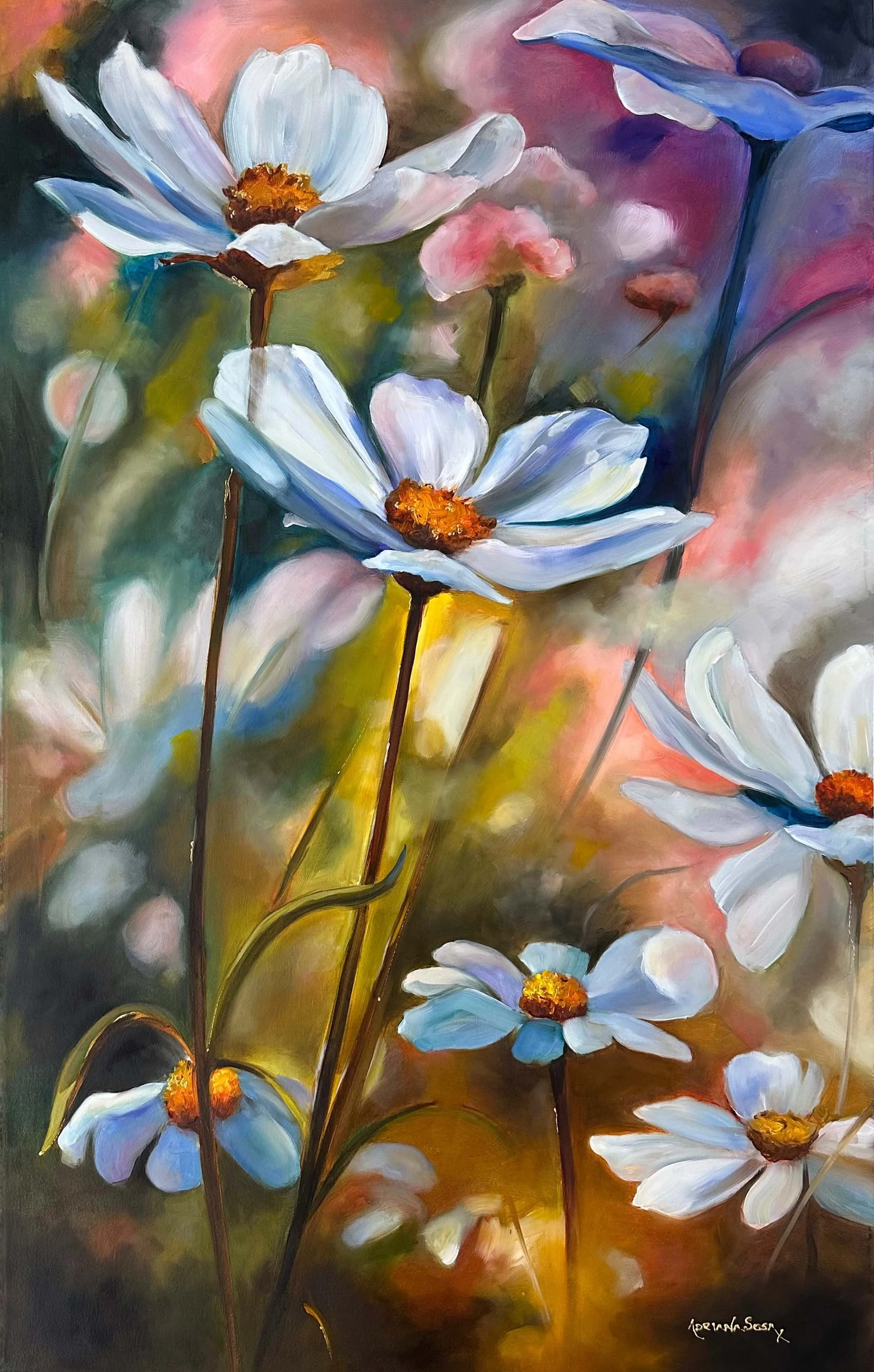 "Brisa silvestre". Óleo sobre tela, técnica alla prima, 50x80 cm. 