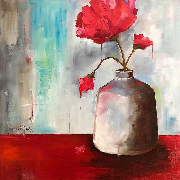 "Simplicidad" Óleo sobre tela 40 x 40 cm.
