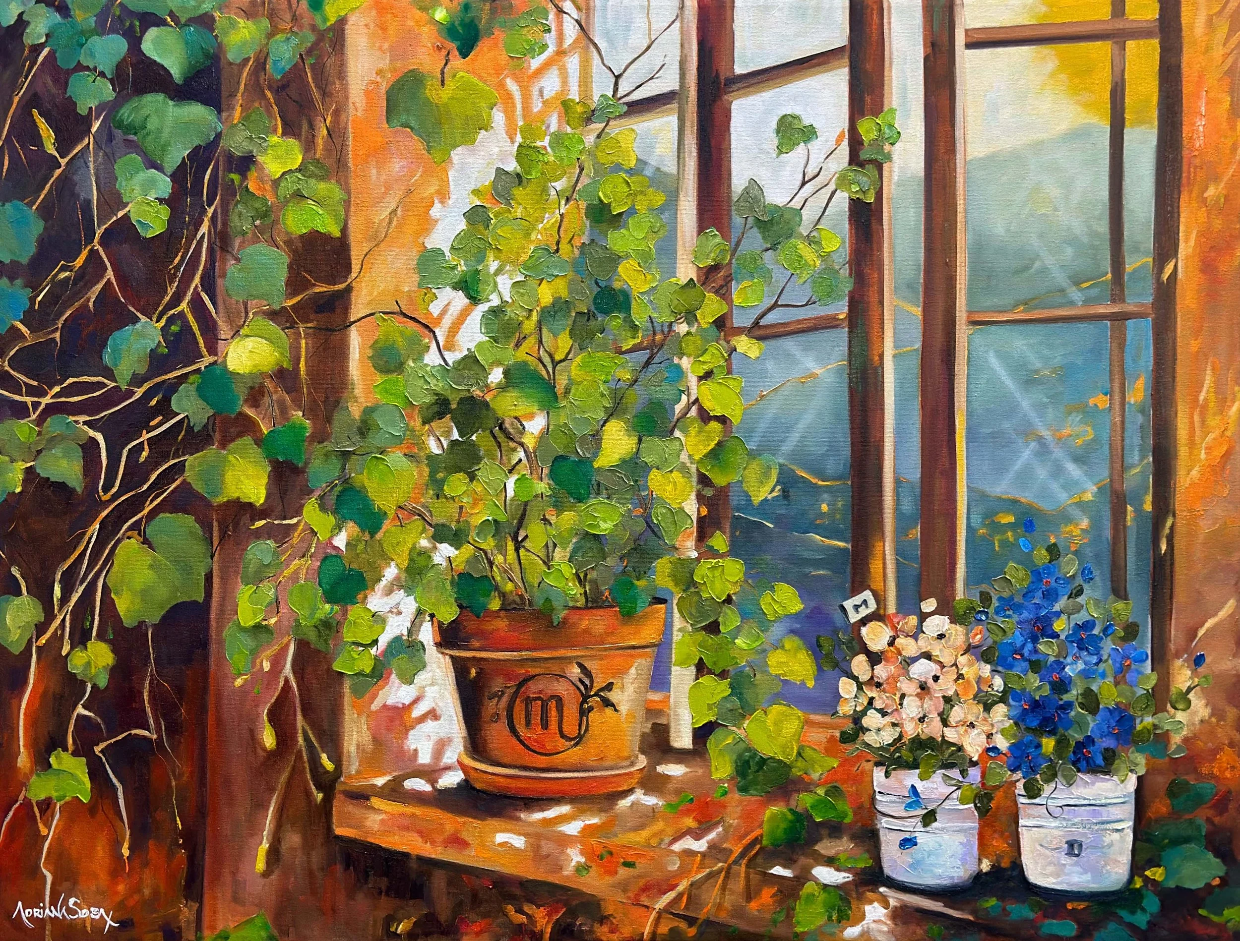 "Aniversario". Óleo sobre tela, 60x80 cm. 