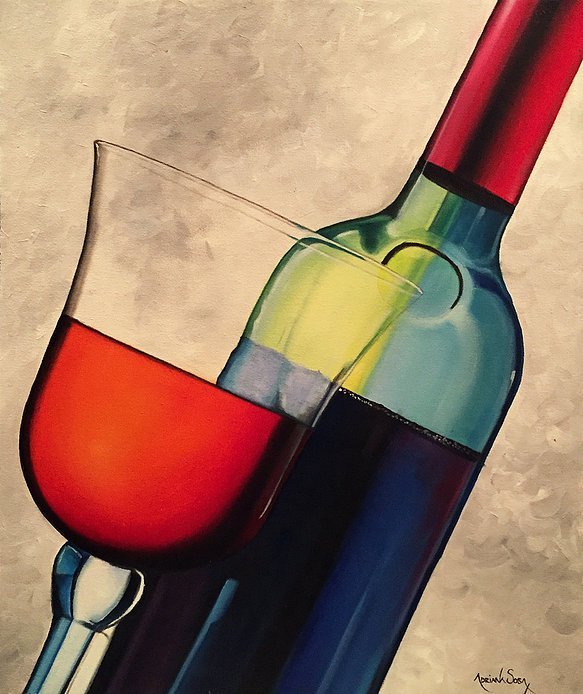 "Resaca de Armonía" Óleo sobre tela 50 x 60 cm.