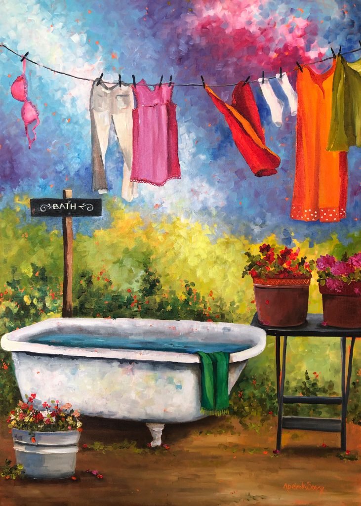 "Brisa Matutina" Óleo sobre tela 50 x 70 cm.