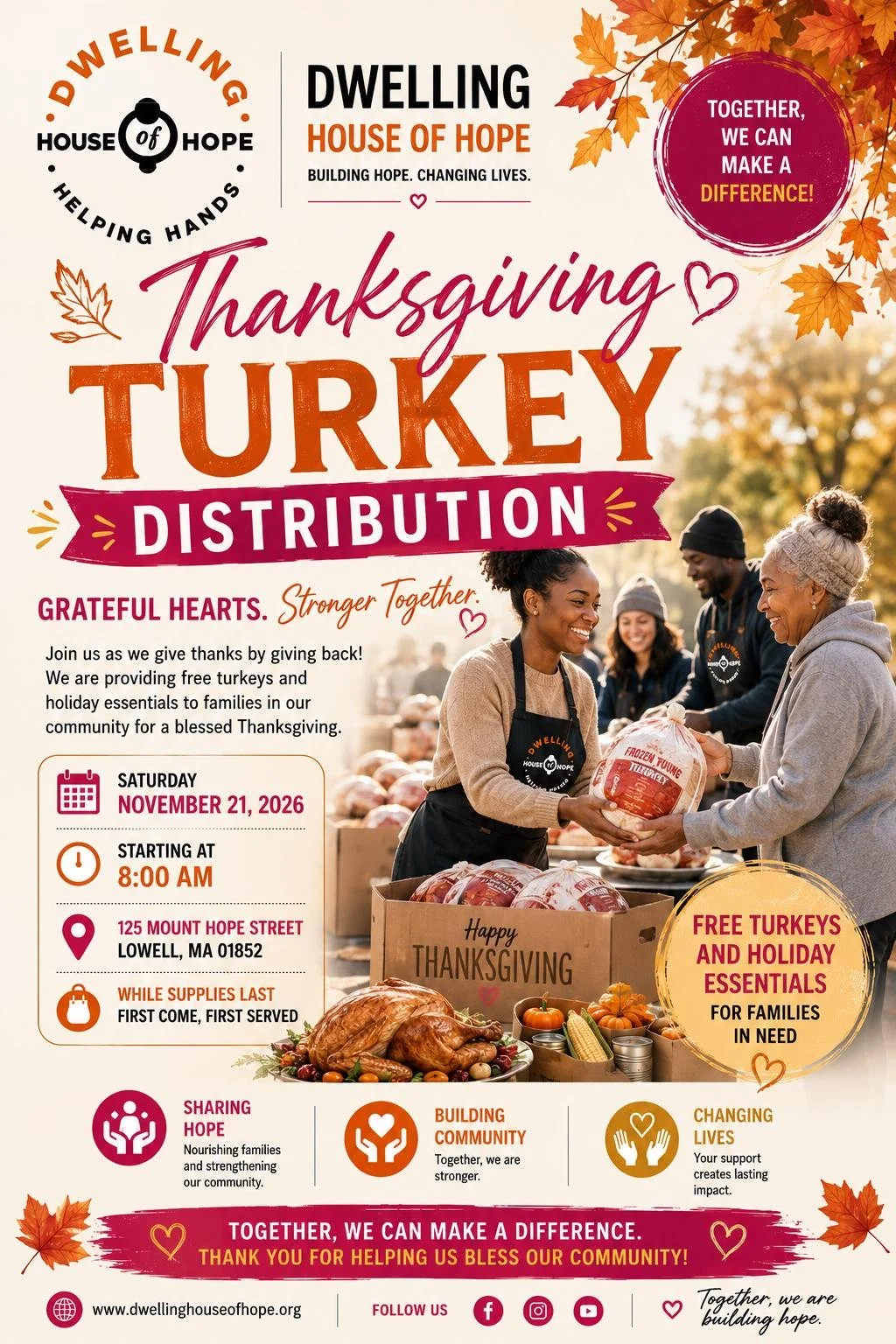 Thanksgiving Turkey Distribution