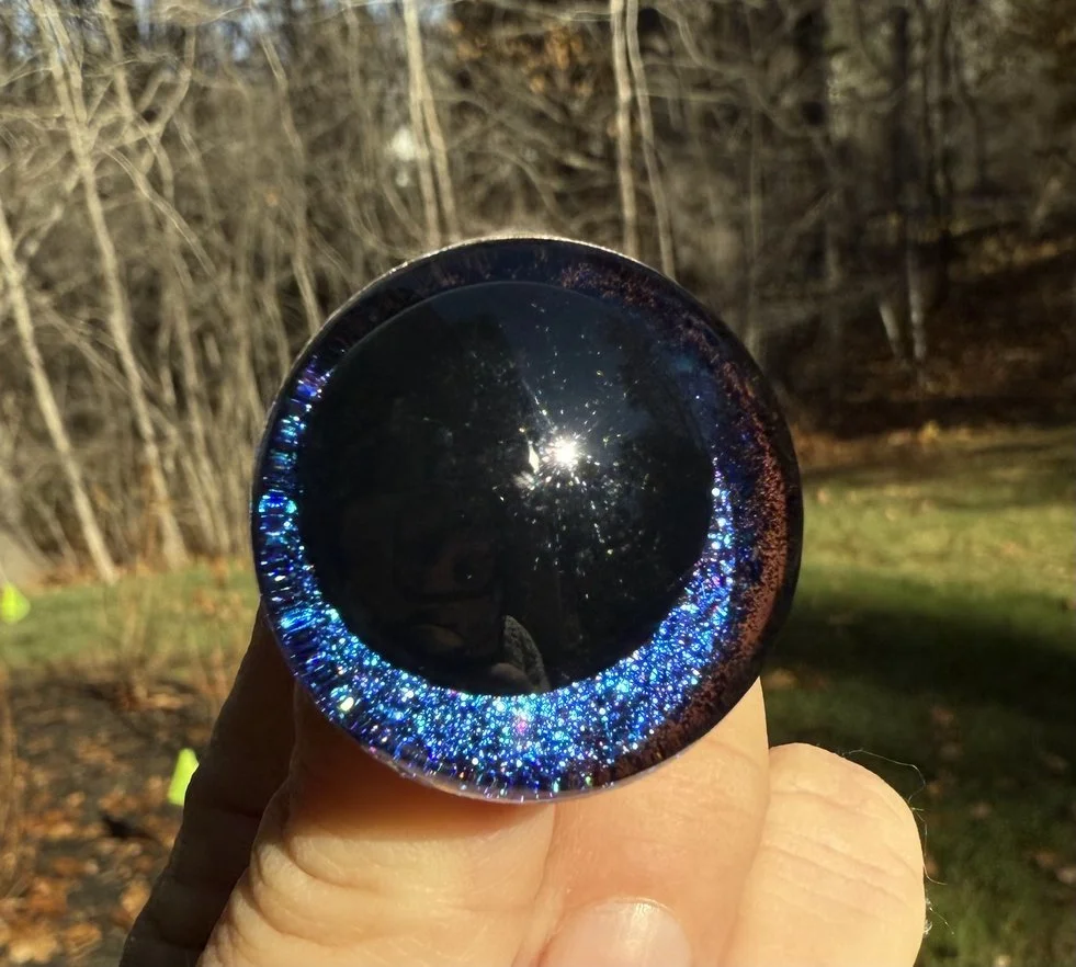 Sapphire Color Shifting Sinker Safety Eyes