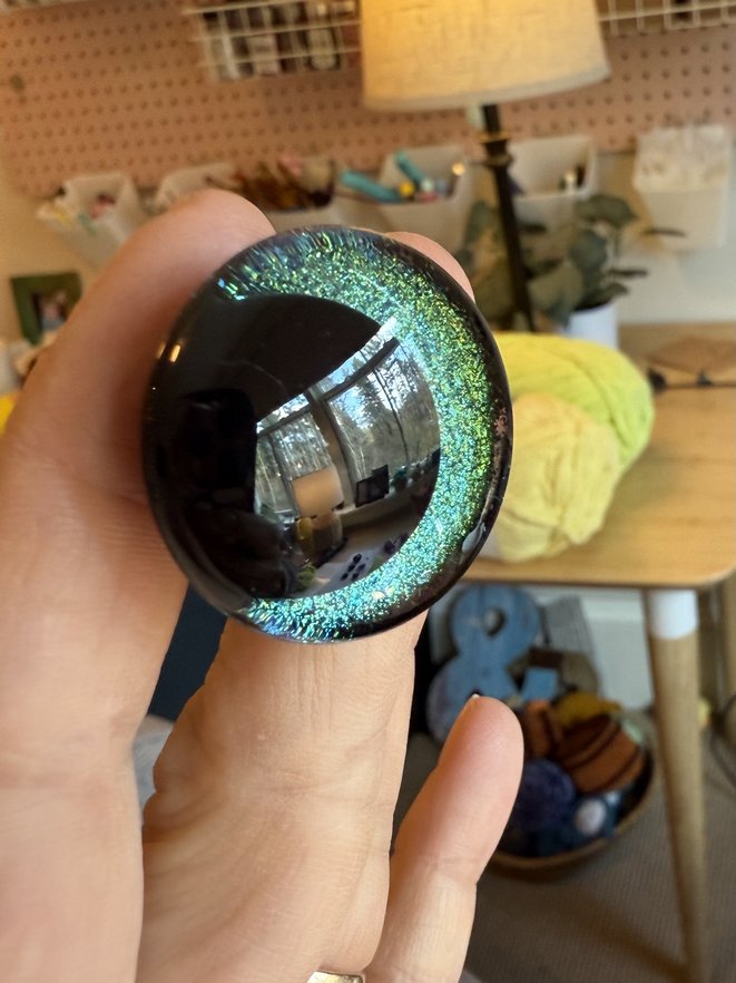 Jade Color Shifting Of-Set Sinker Safety Eyes