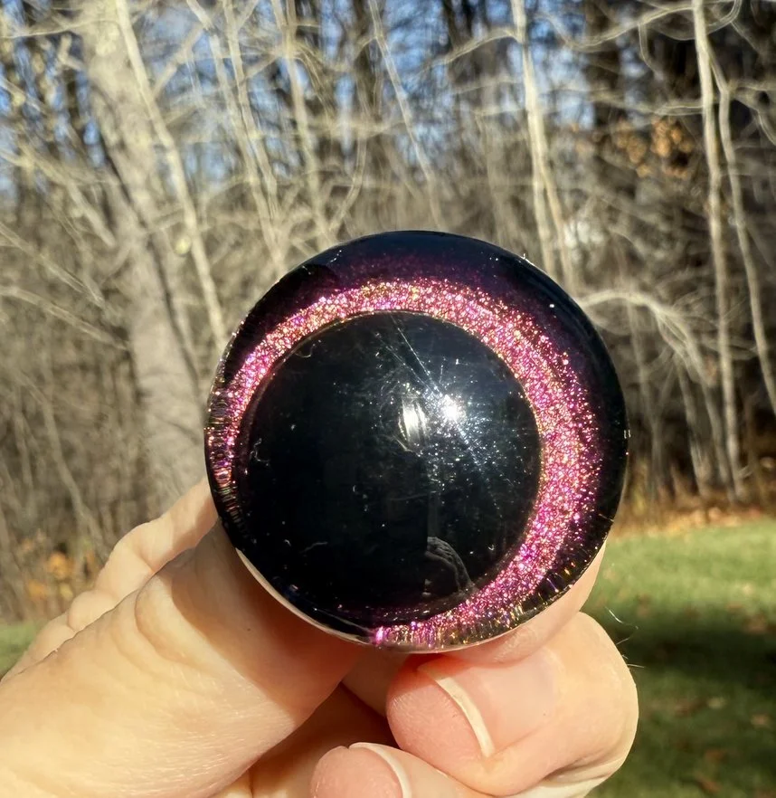 Tourmaline Color Shifting Off-Set Sinker Safety Eyes