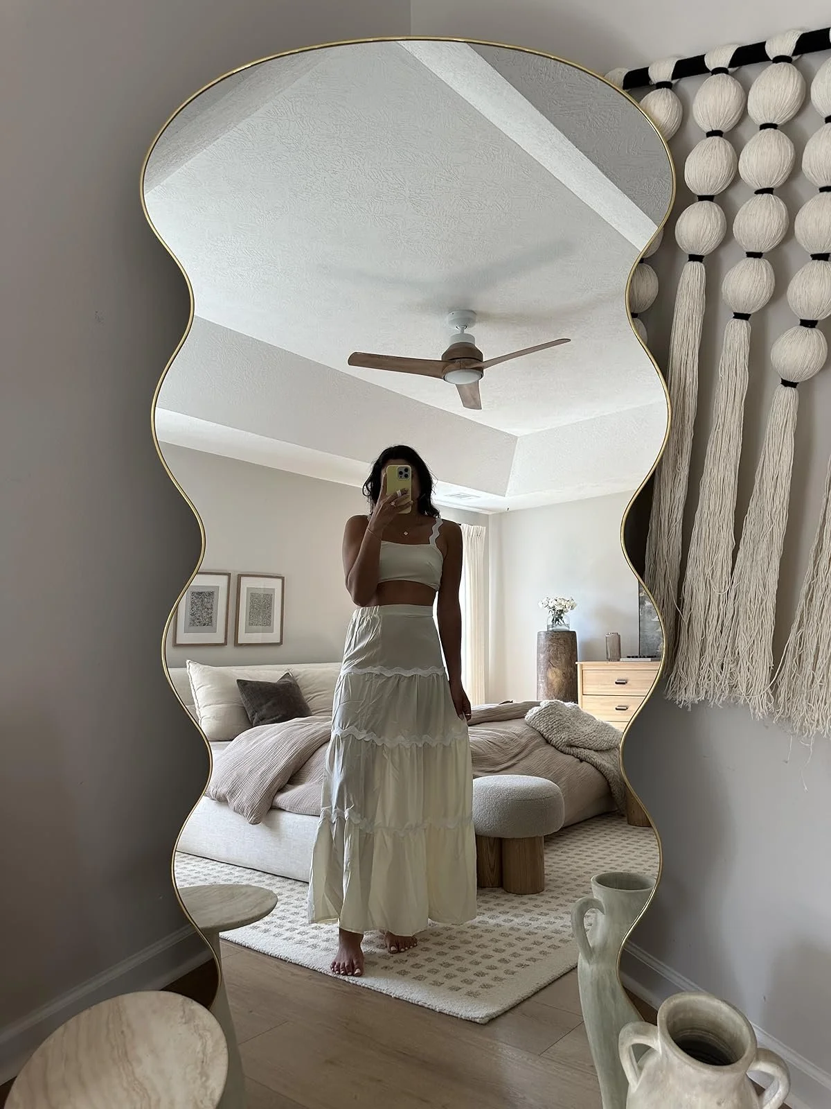 Wavy Full Length Mirror