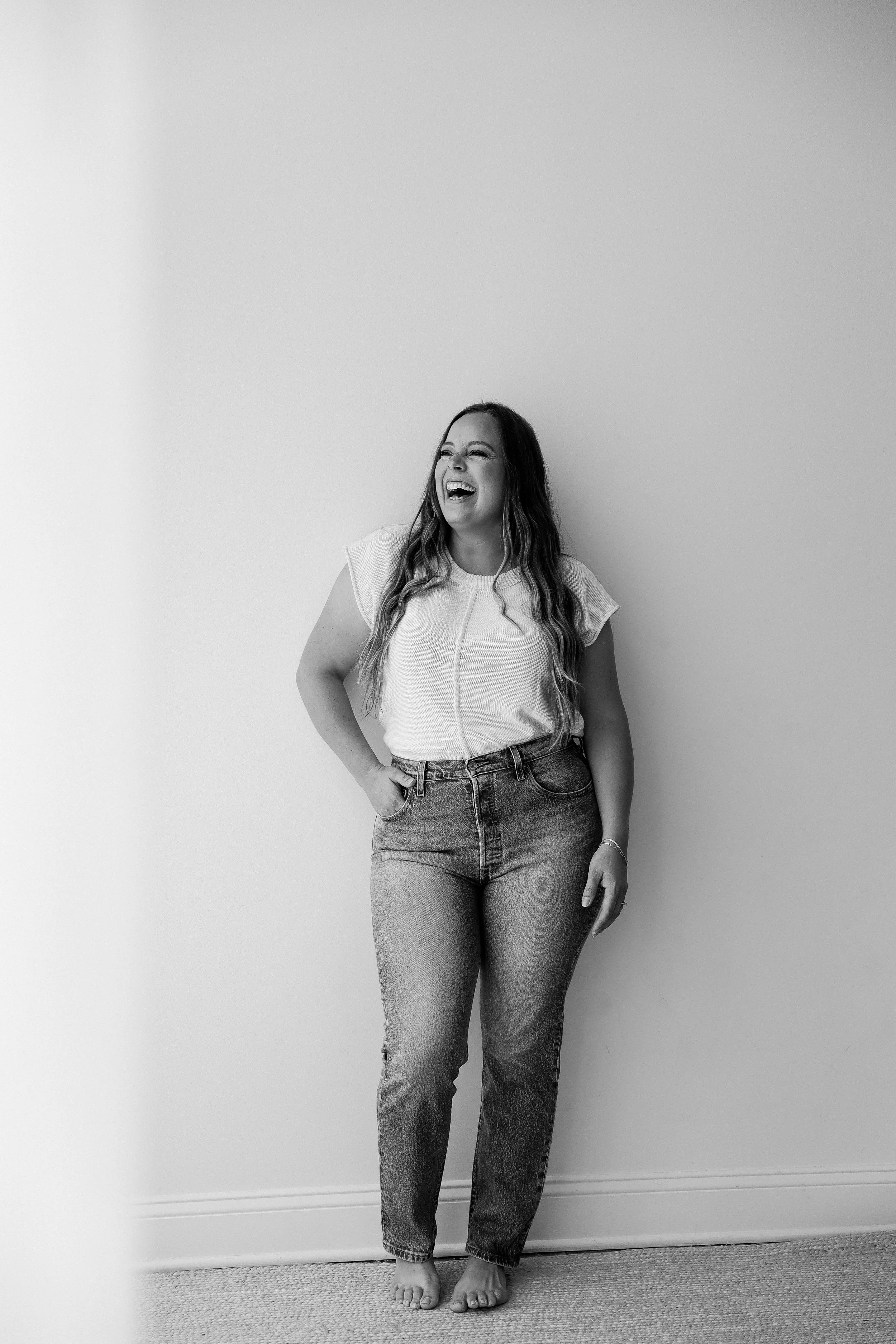 black and white photo of one of the co-owners of got your bach