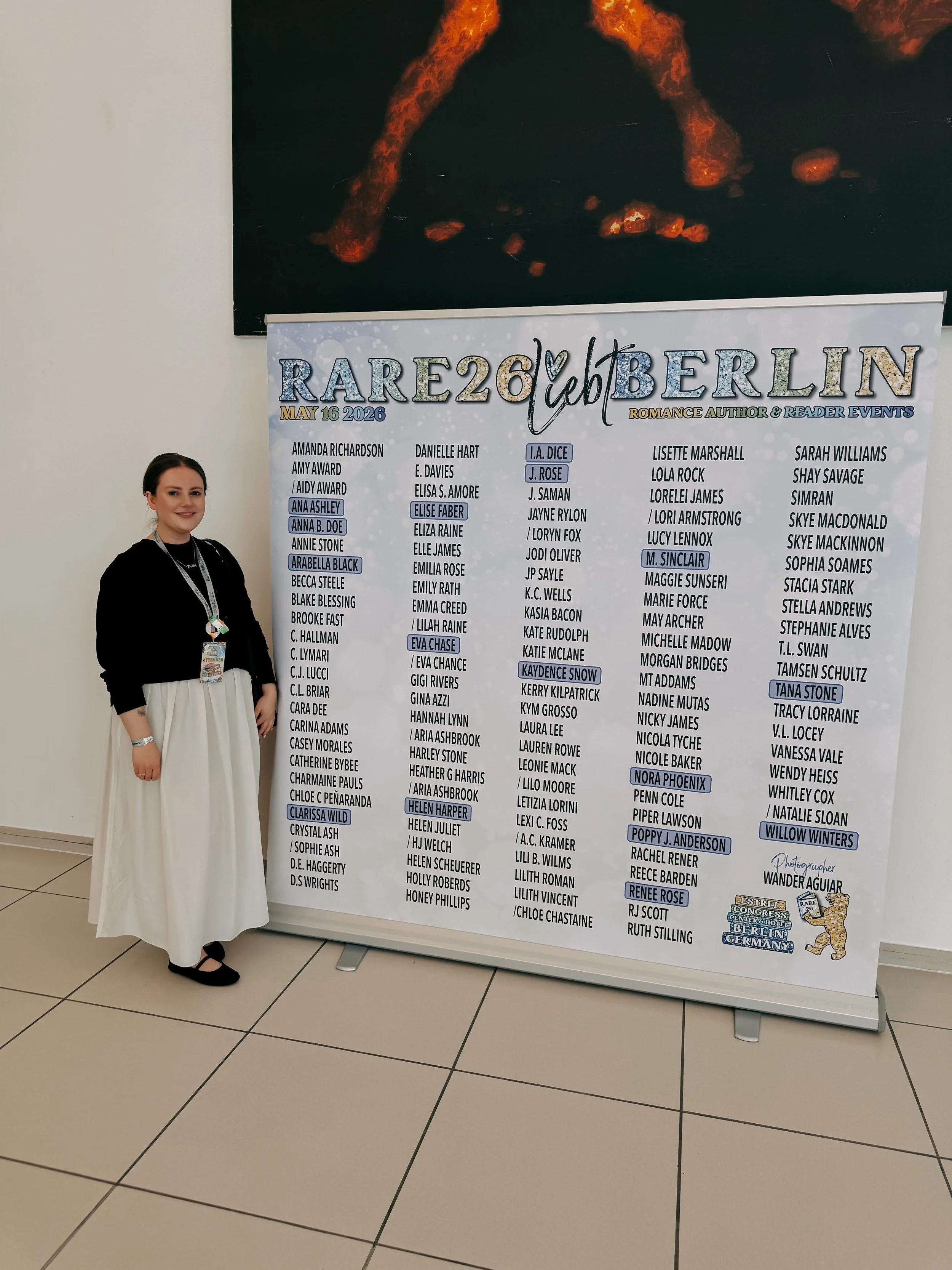 I&rsquo;d planned to do a little vlog of RARE Berlin, but I was having such a good time that I didn&rsquo;t film any snippets 😂 it was so lovely to meet other readers, and of course some of my favourite authors! Now I just need to work out how to ge