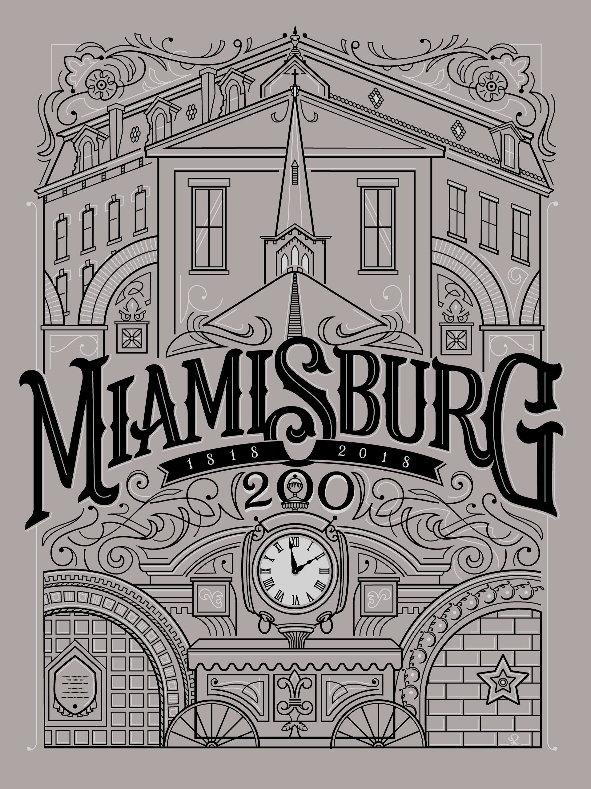 Miamisburg Bicentennial poster