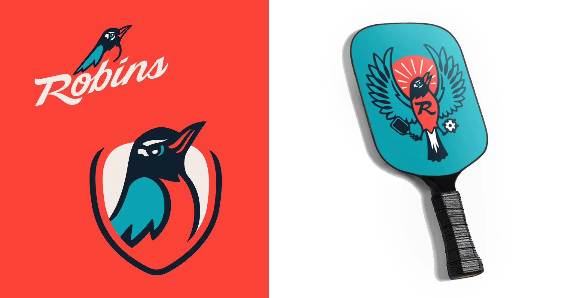 Robins Pickleball brand identity