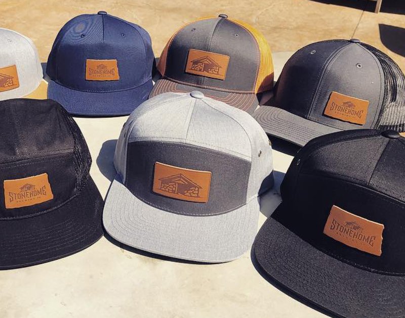 Stonehome Brewing Co. logo design, apparel design