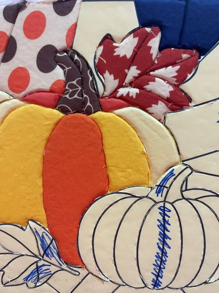 work in progress kinusaiga pumpkin design