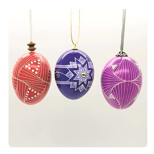 examples of pysanky egg ornaments